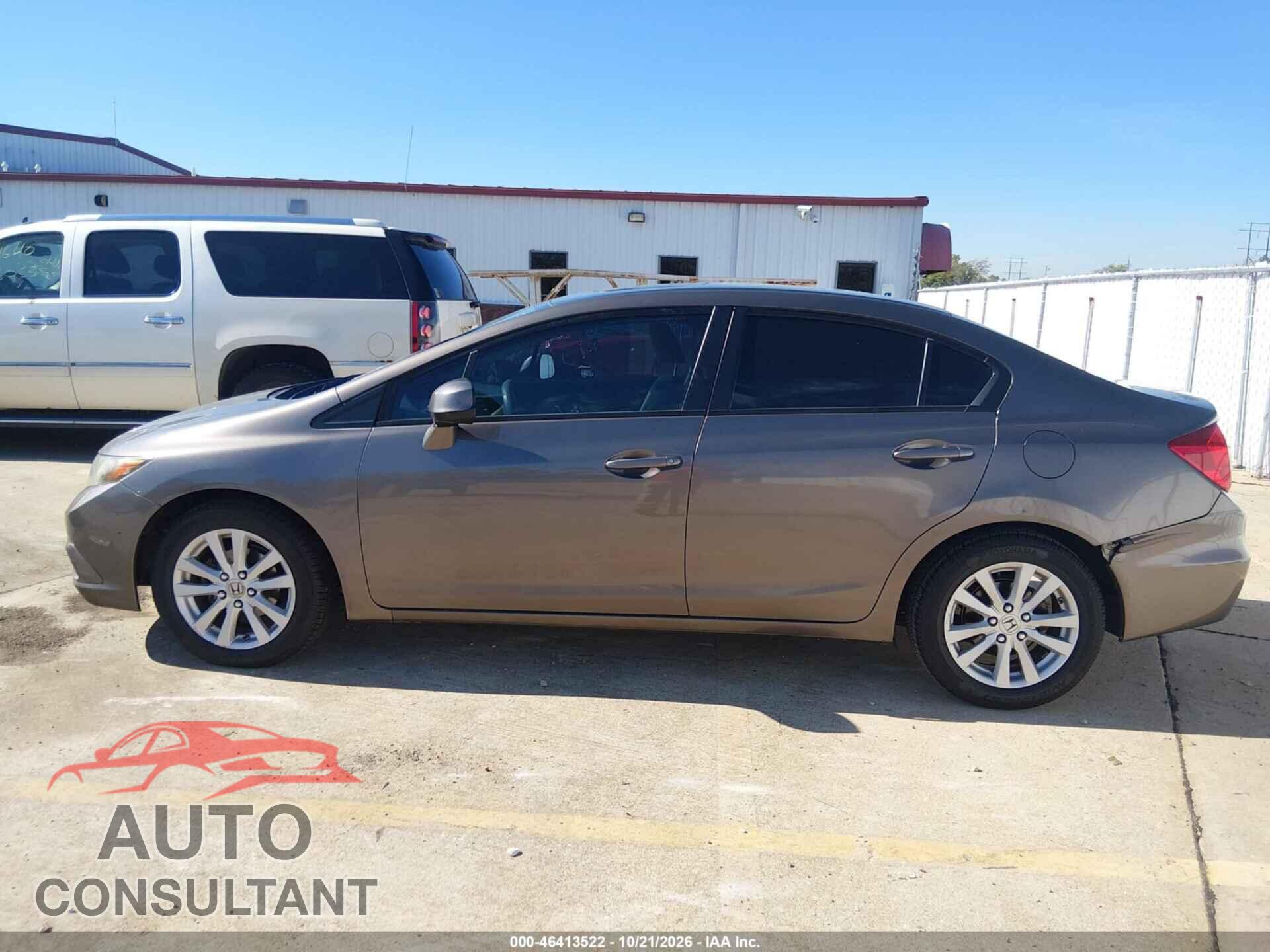 HONDA CIVIC 2012 - 2HGFB2F8XCH576127