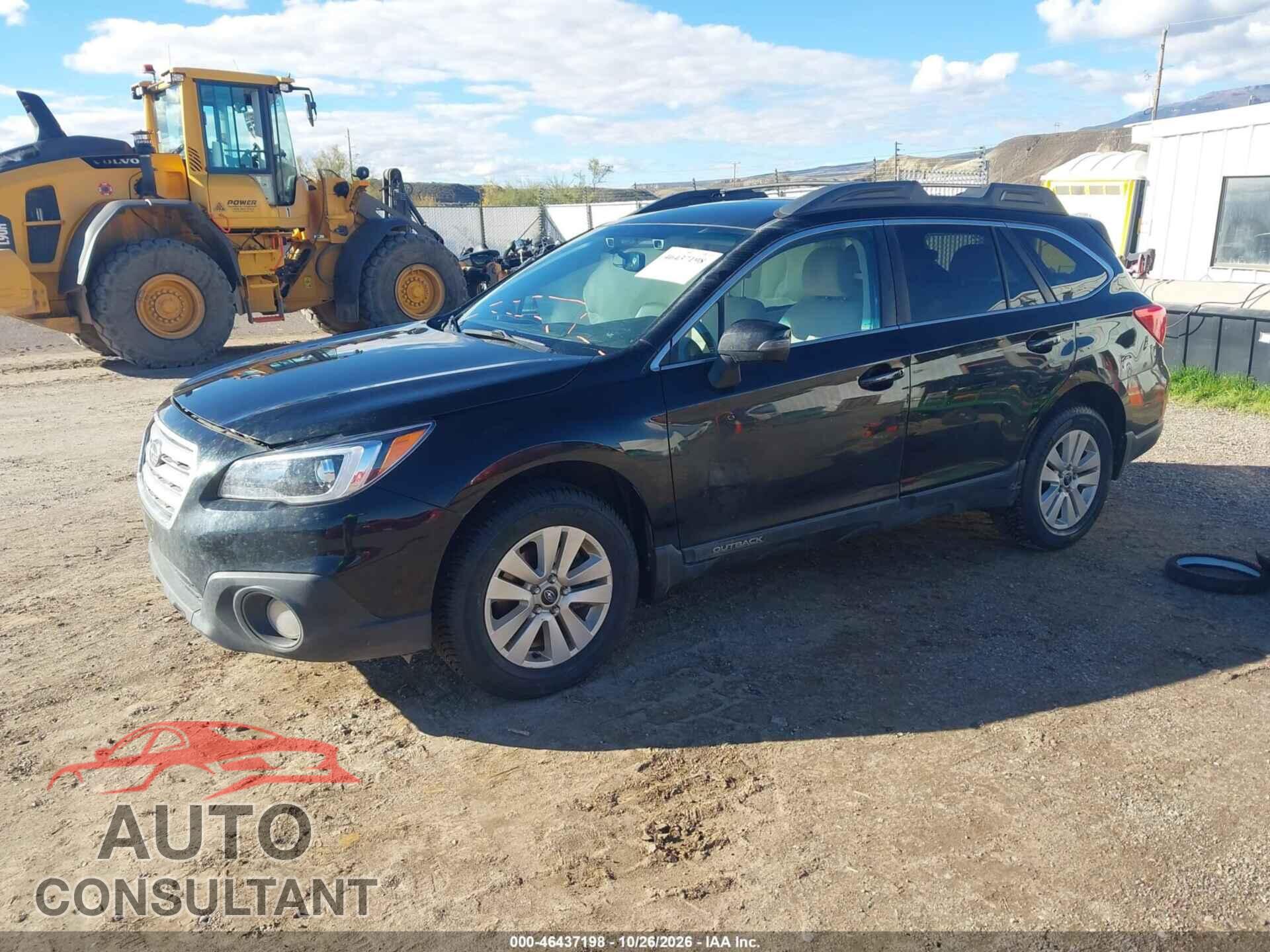 SUBARU OUTBACK 2016 - 4S4BSBFC4G3204269