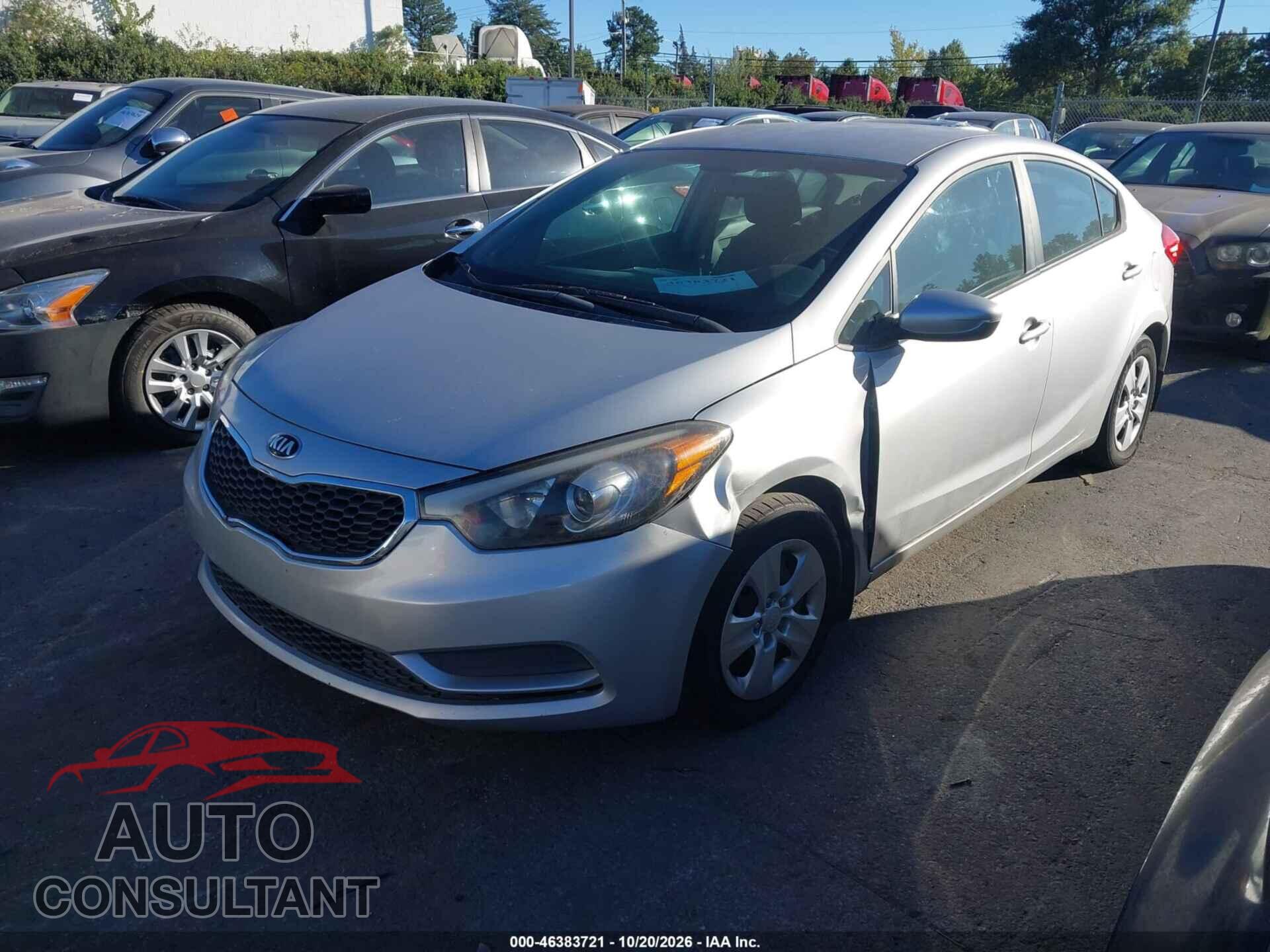 KIA FORTE 2014 - KNAFK4A68E5148659