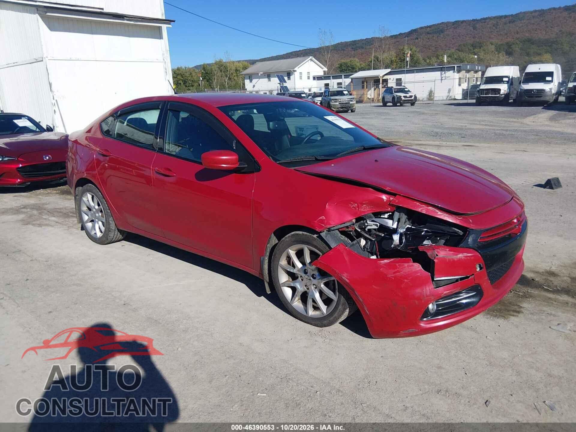 DODGE DART 2013 - 1C3CDFBA0DD247368