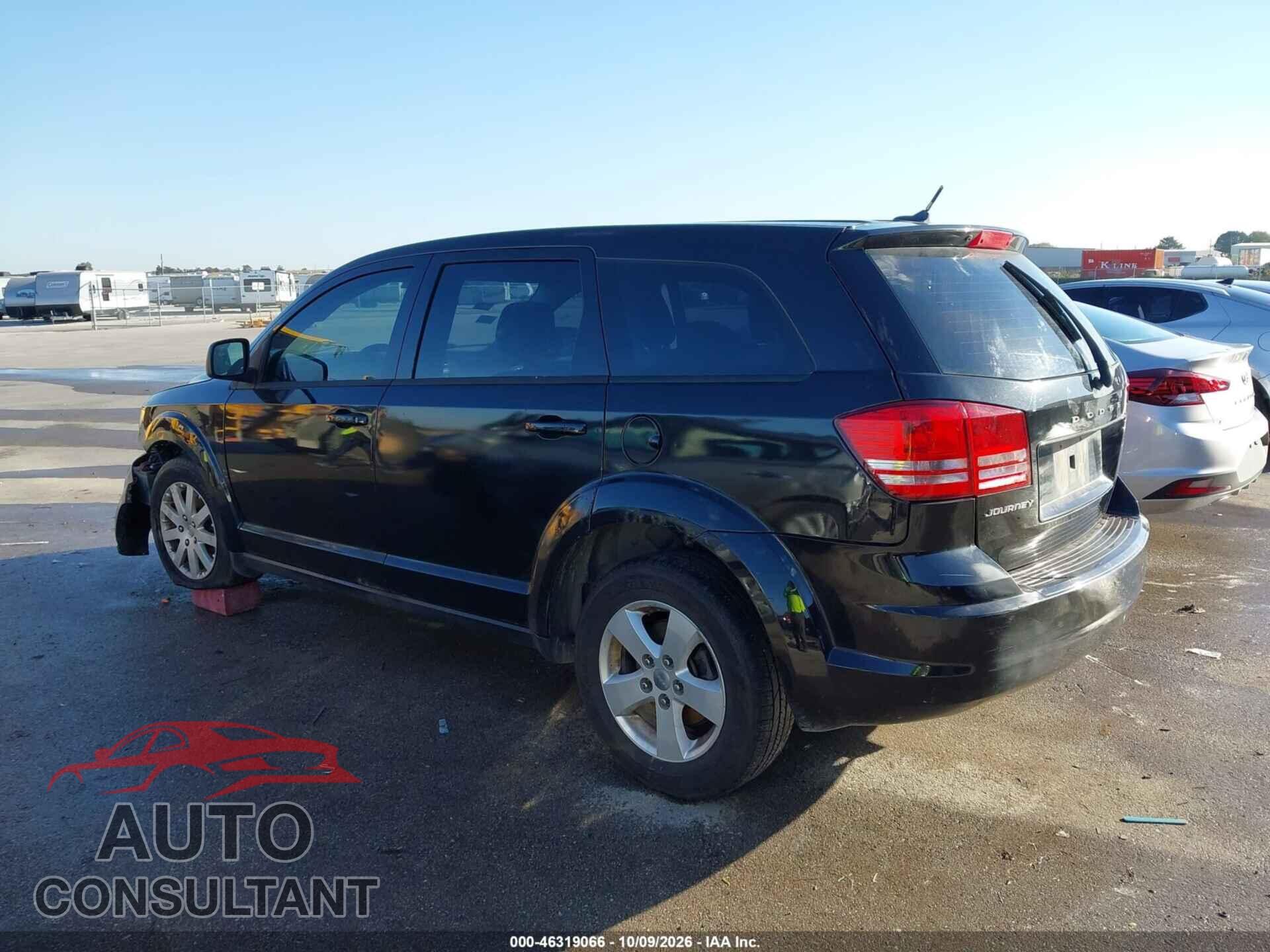 DODGE JOURNEY 2012 - 3C4PDCAB9CT372870