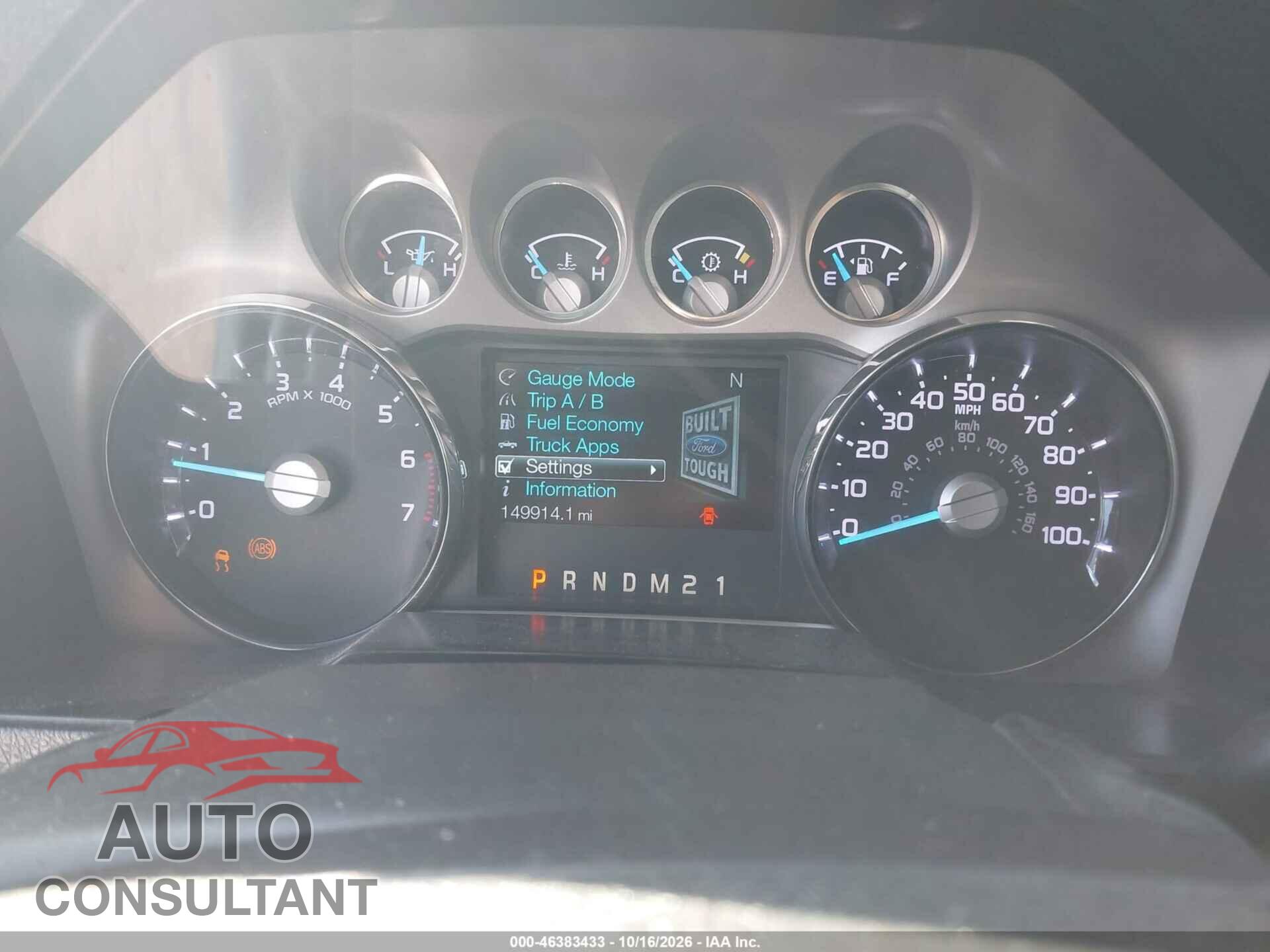 FORD F-250 2013 - 1FT7W2B61DEB05889