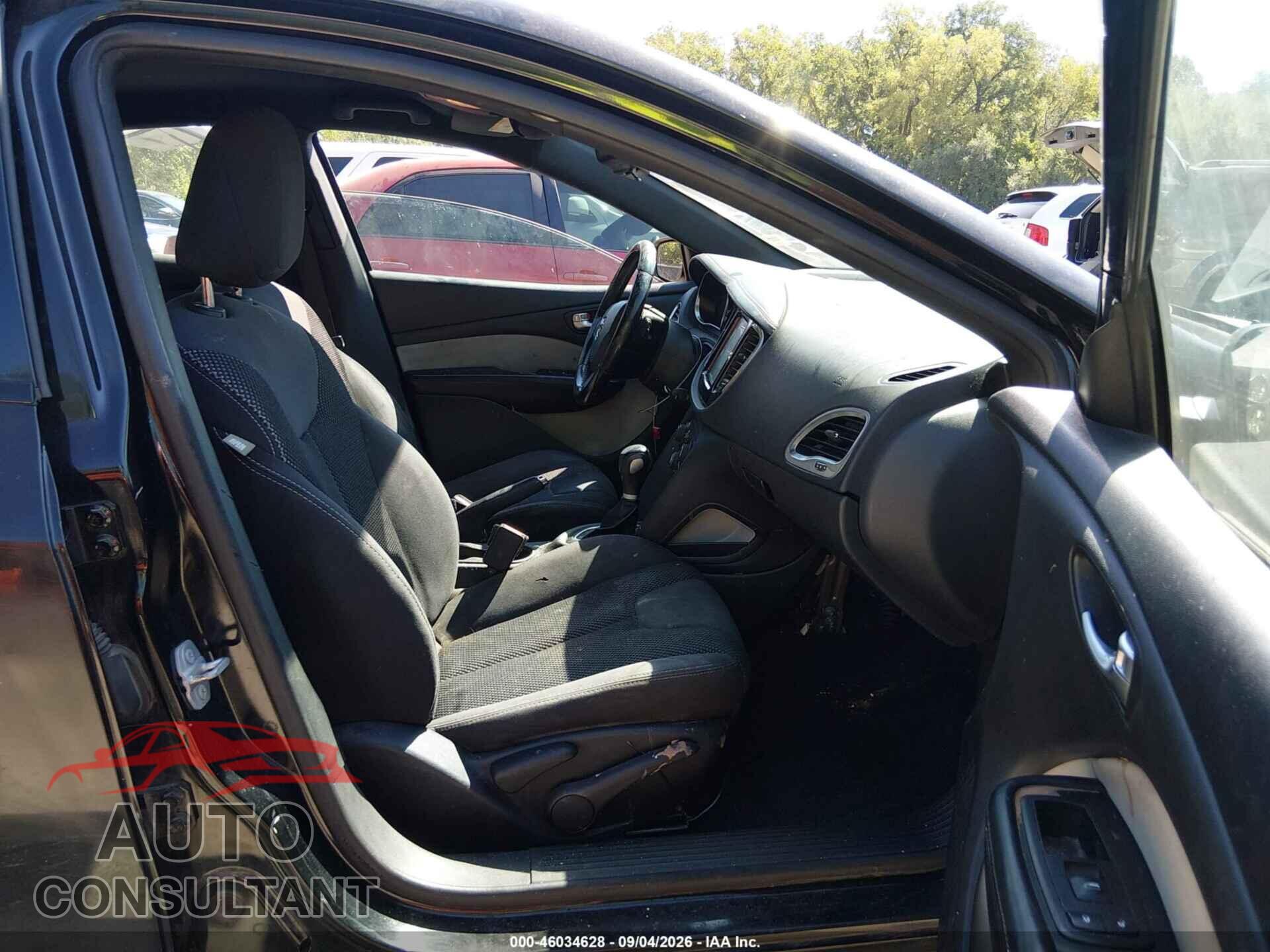 DODGE DART 2015 - 1C3CDFBB2FD301927