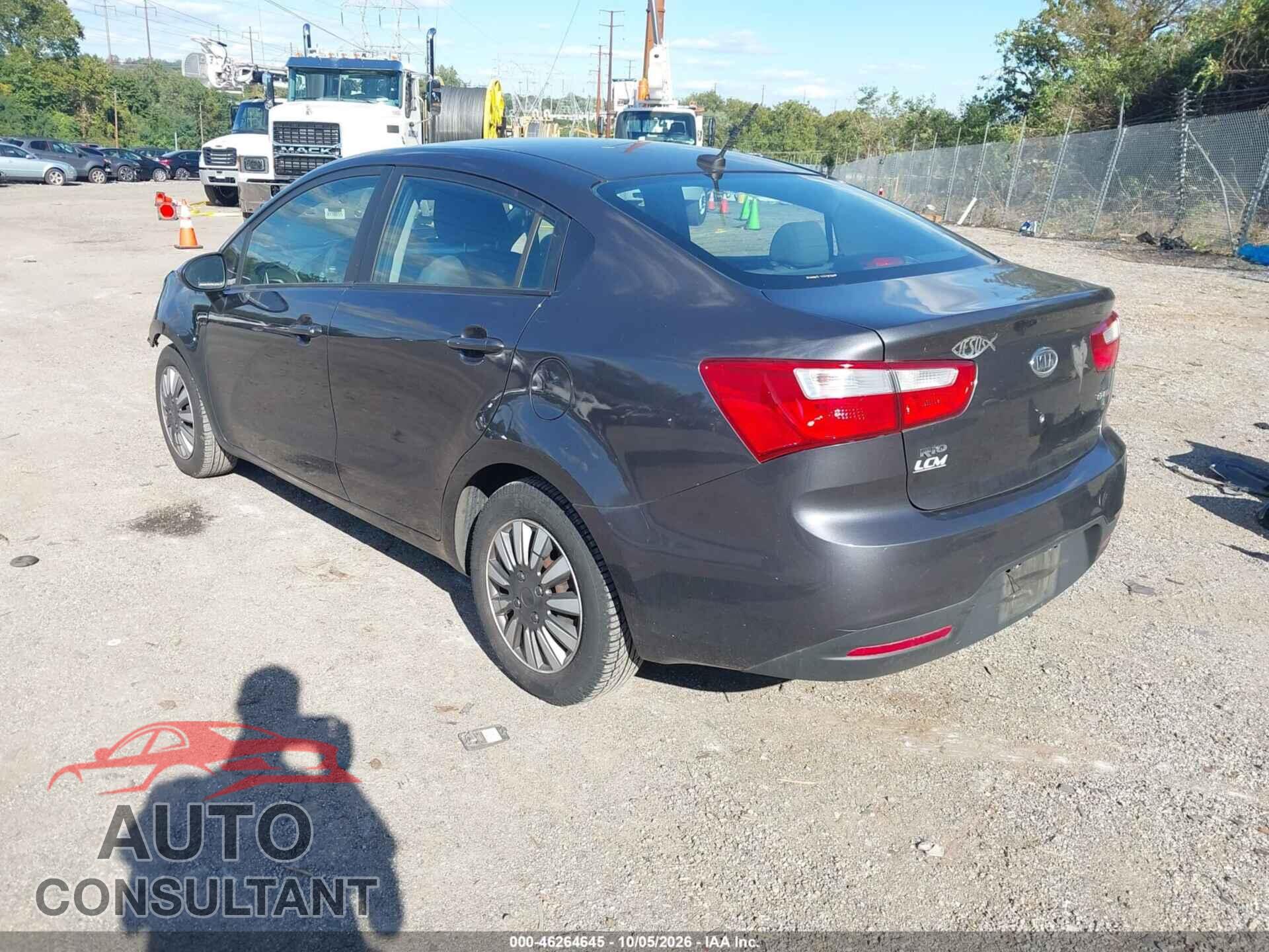 KIA RIO 2013 - KNADN4A32D6128968