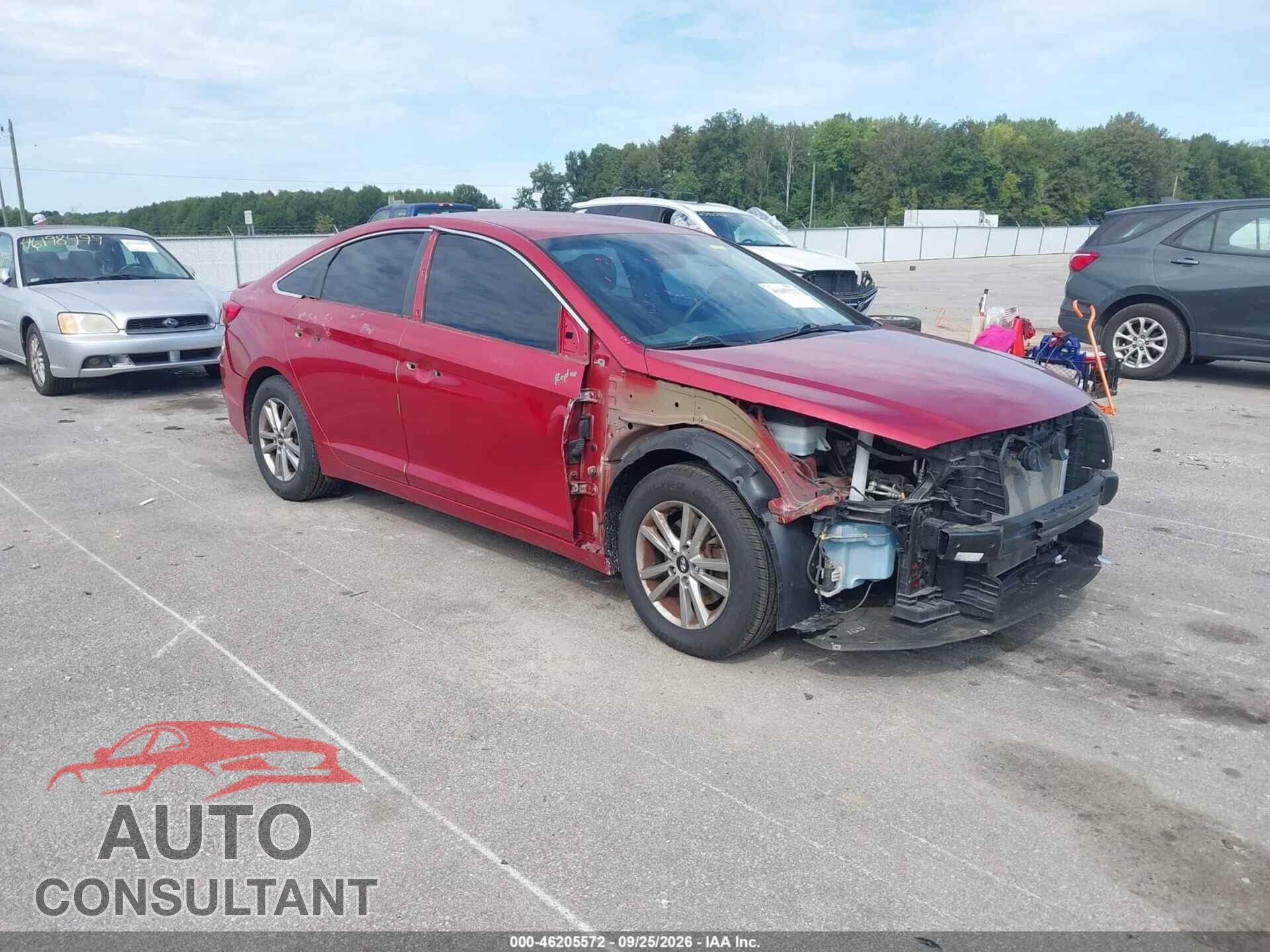HYUNDAI SONATA 2017 - 5NPE24AFXHH498331