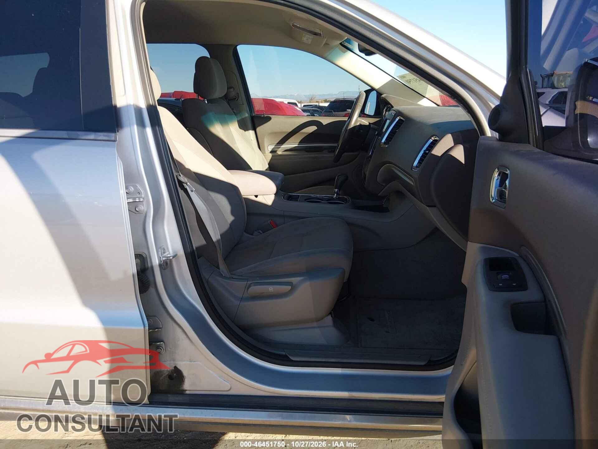 DODGE DURANGO 2012 - 1C4RDJAG8CC212855