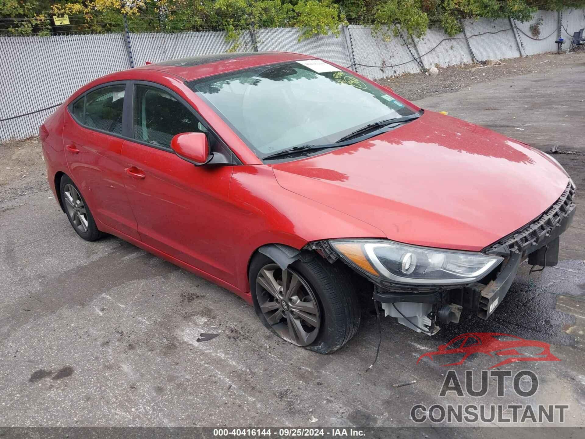 HYUNDAI ELANTRA 2017 - 5NPD84LF4HH205353