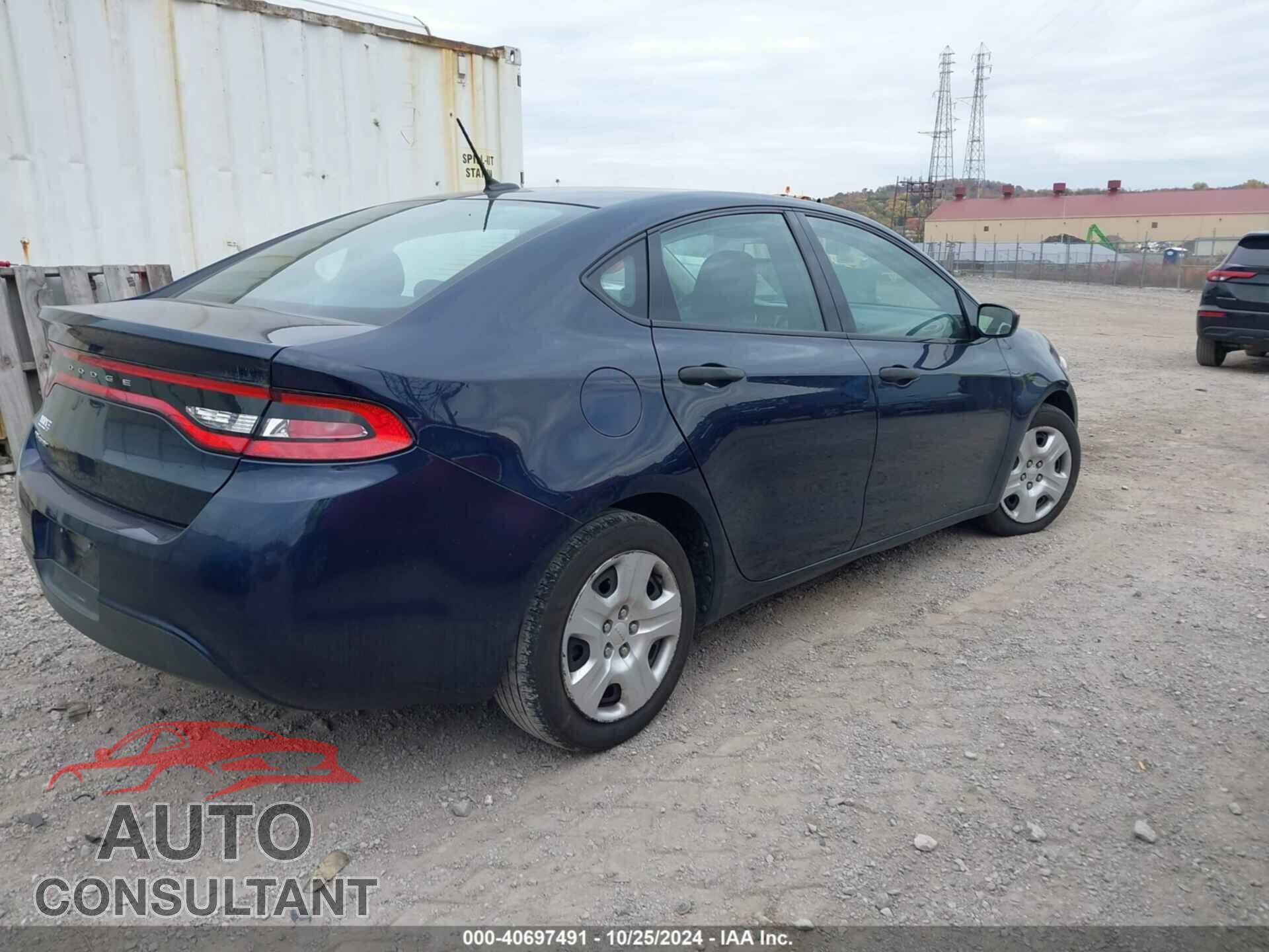 DODGE DART 2013 - 1C3CDFAA6DD178624