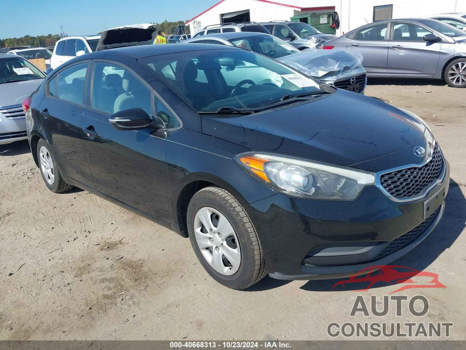 KIA FORTE 2016 - KNAFX4A64G5513164