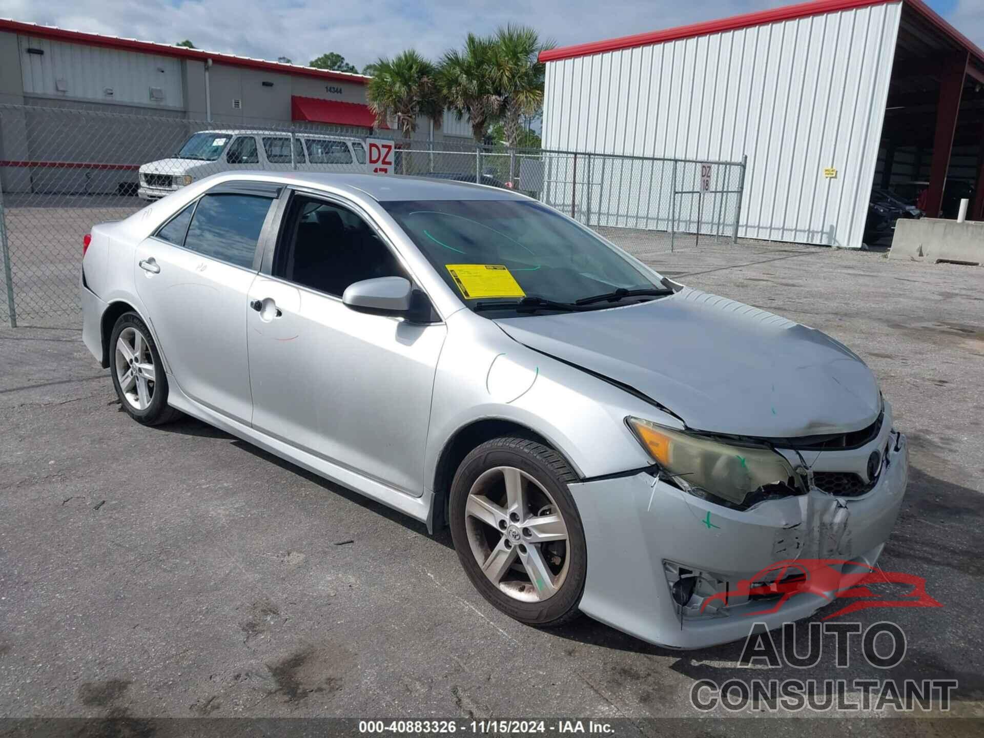 TOYOTA CAMRY 2012 - 4T1BF1FK4CU580481