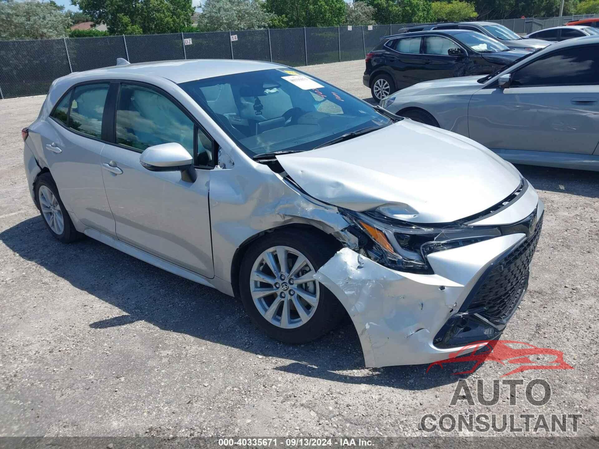 TOYOTA COROLLA 2025 - JTND4MBE9S3236052