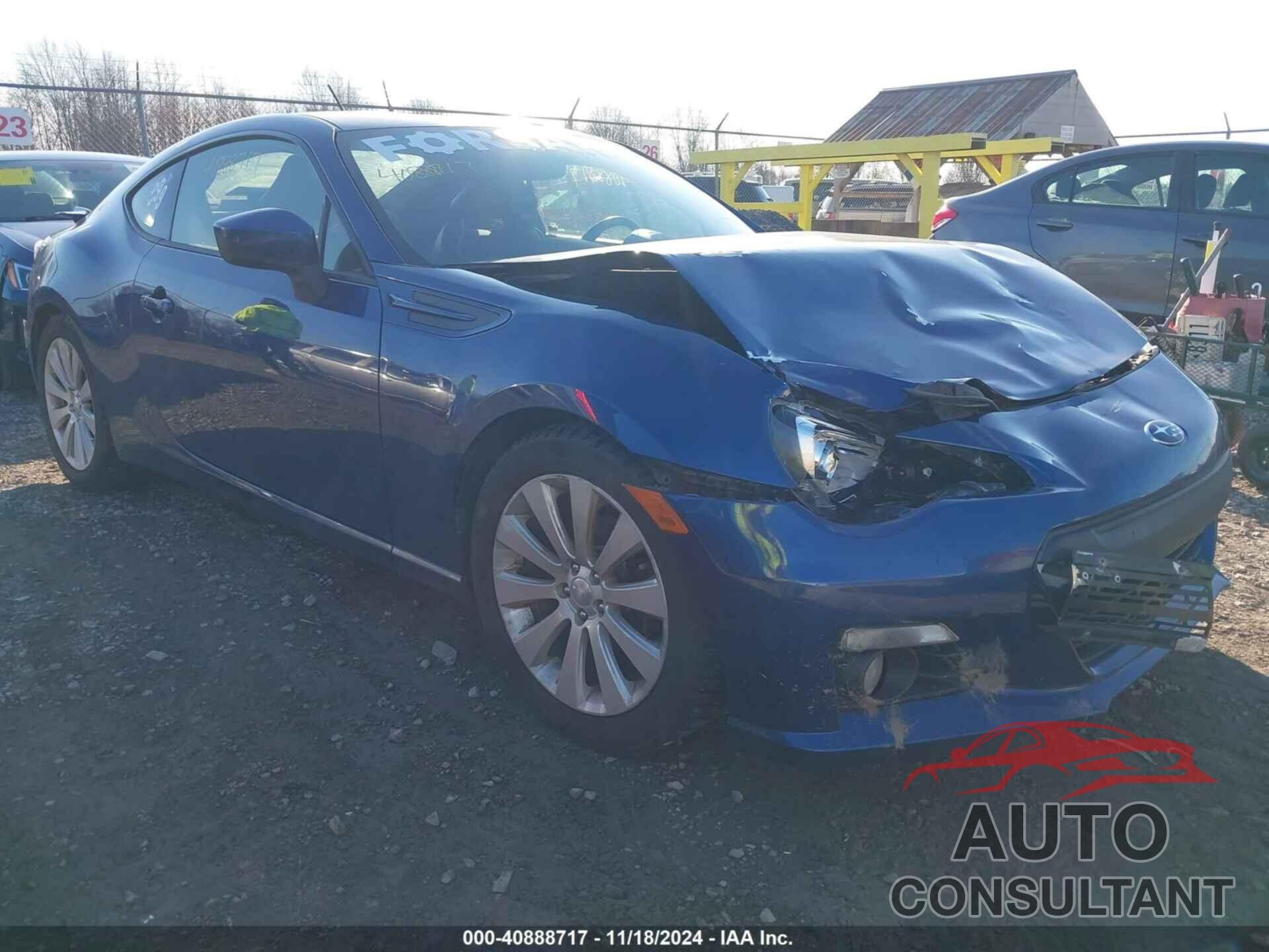 SUBARU BRZ 2013 - JF1ZCAC17D1605471