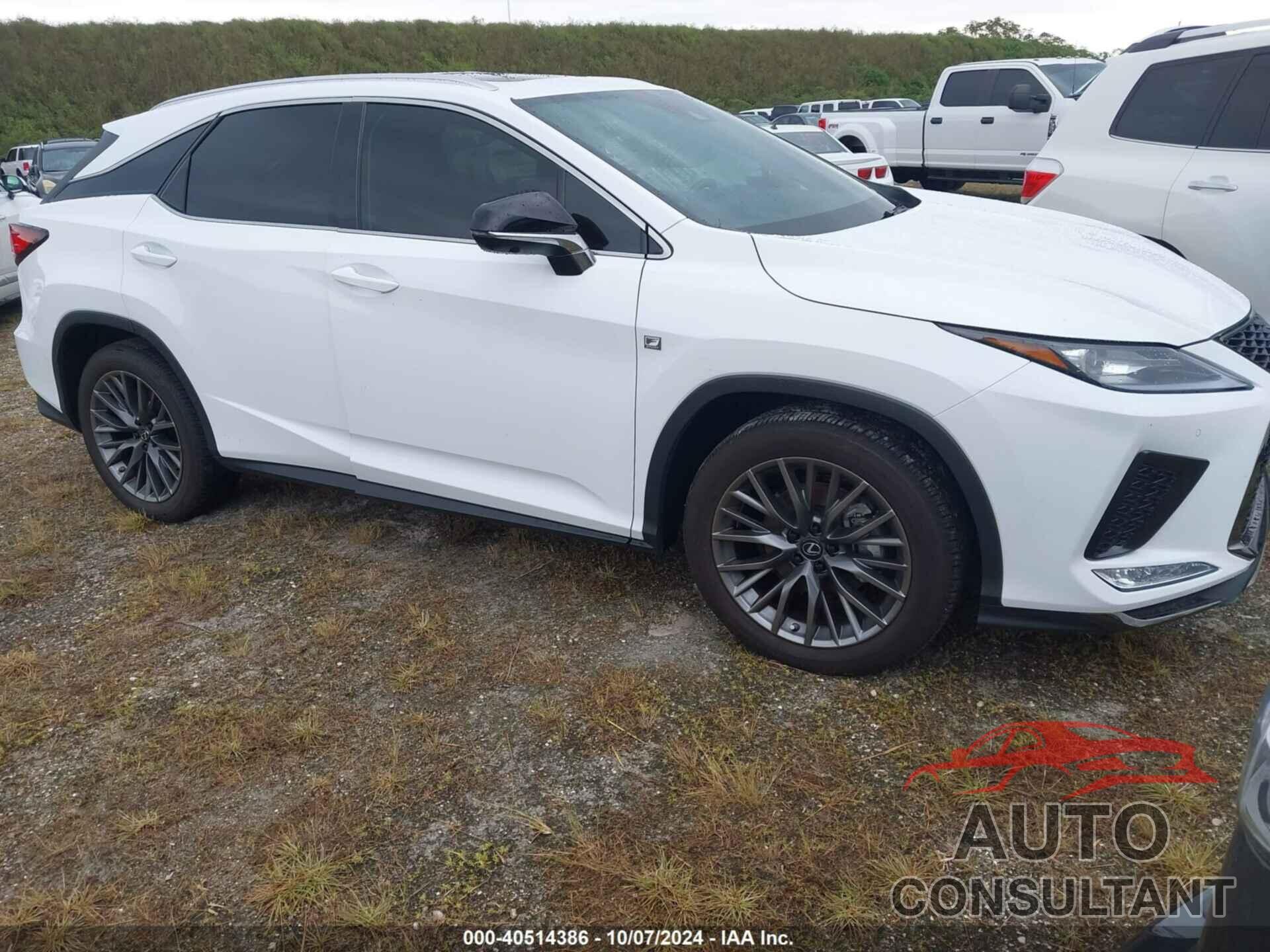 LEXUS RX 2022 - 2T2YZMDA4NC317291