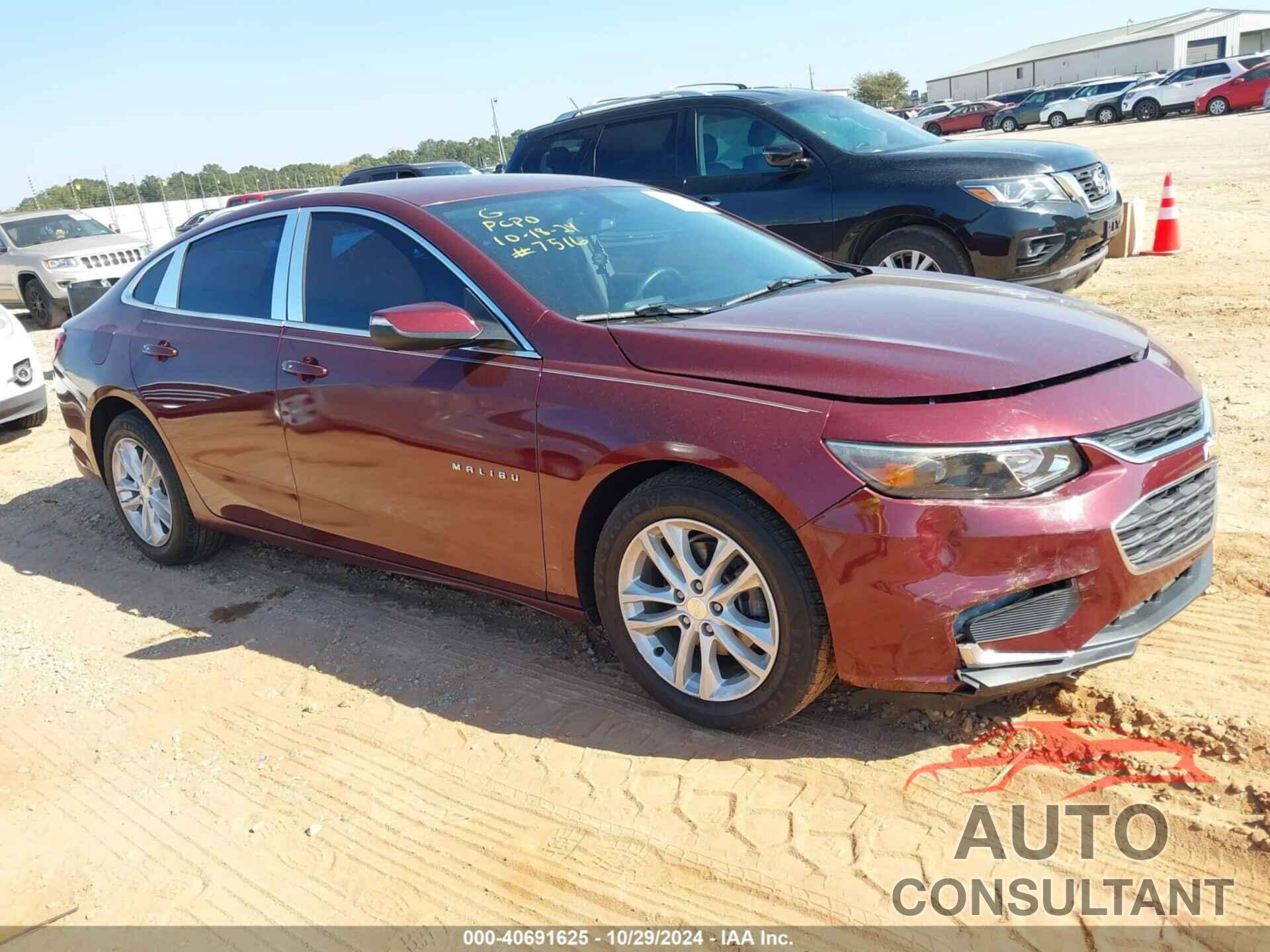 CHEVROLET MALIBU 2016 - 1G1ZE5ST6GF214925