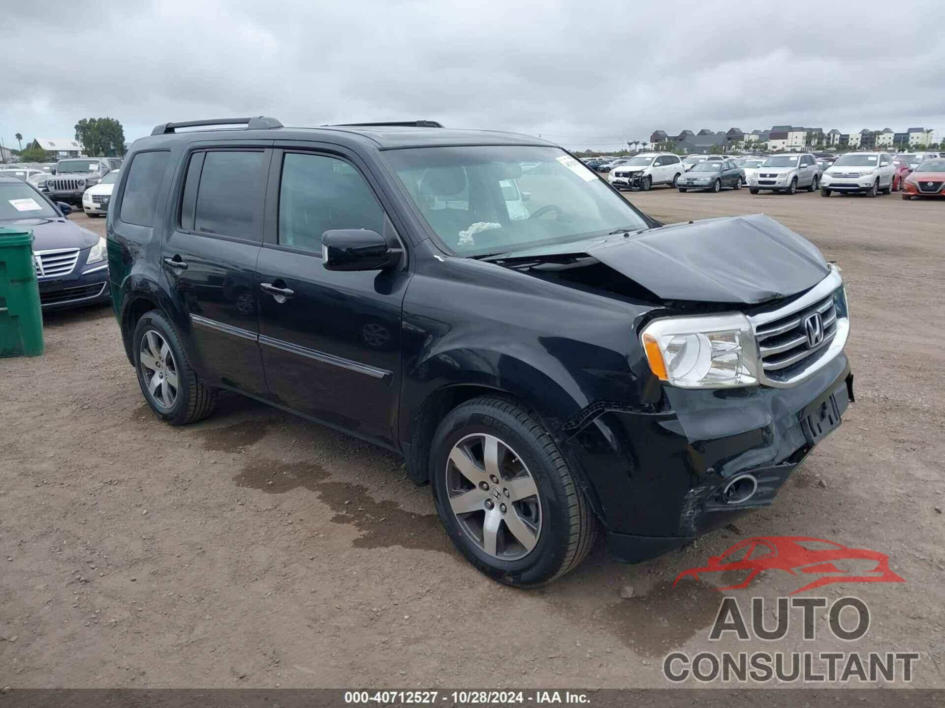 HONDA PILOT 2012 - 5FNYF4H98CB059461