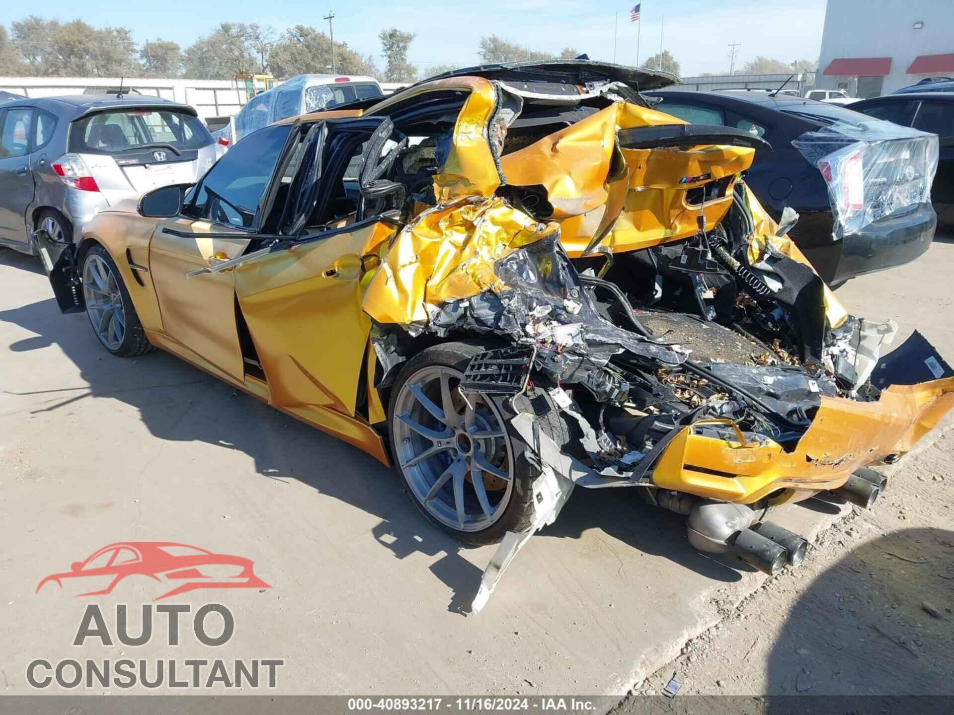 BMW M3 2017 - WBS8M9C53H5G84216