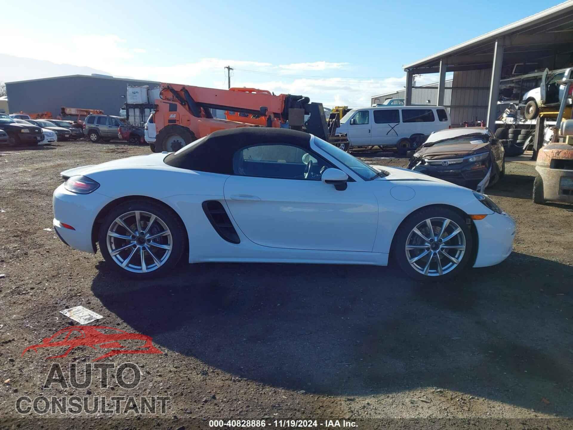 PORSCHE BOXSTER 2018 - WP0CA2A8XJS211030