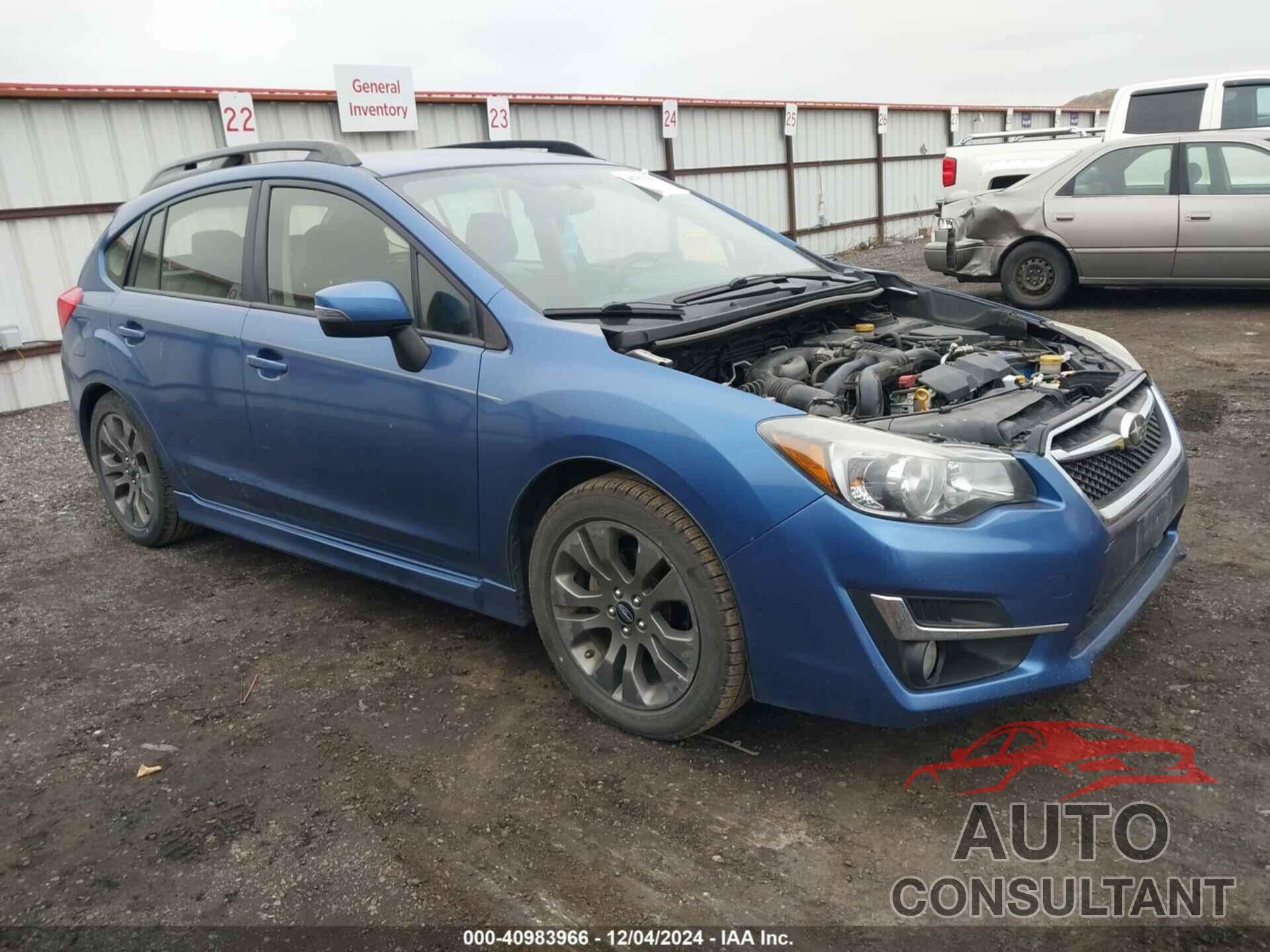 SUBARU IMPREZA 2016 - JF1GPAU67G8242736