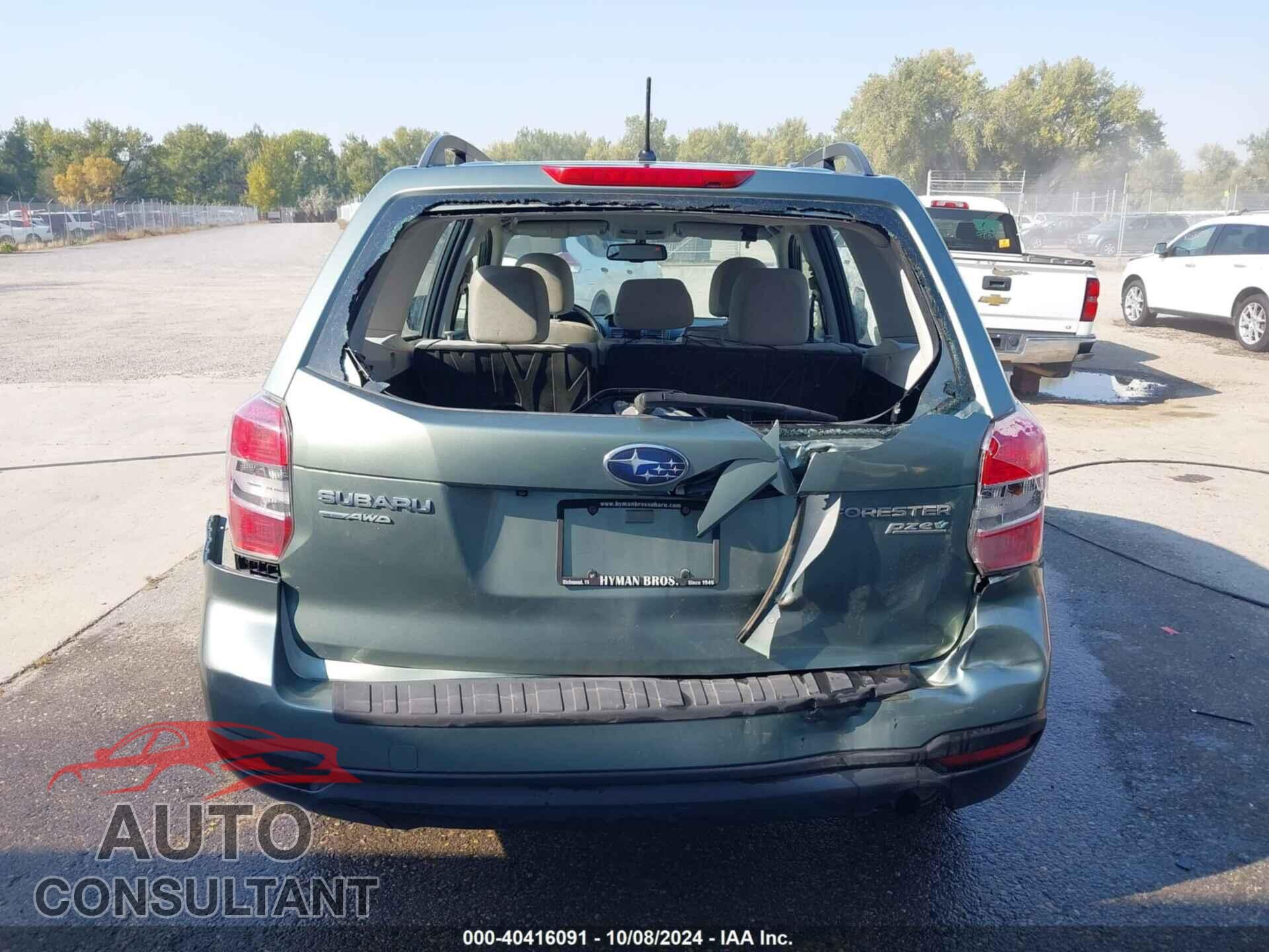 SUBARU FORESTER 2015 - JF2SJABC8FH596800