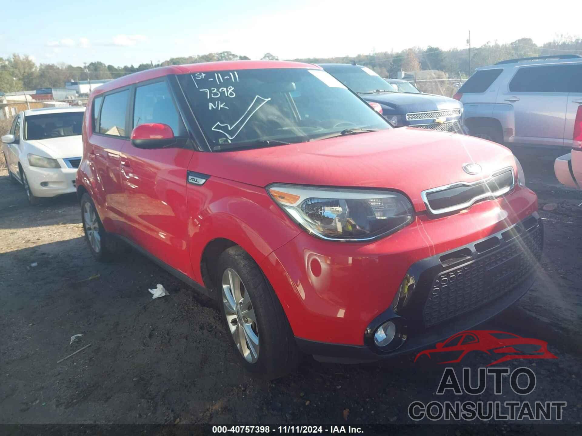 KIA SOUL 2016 - KNDJP3A59G7872934