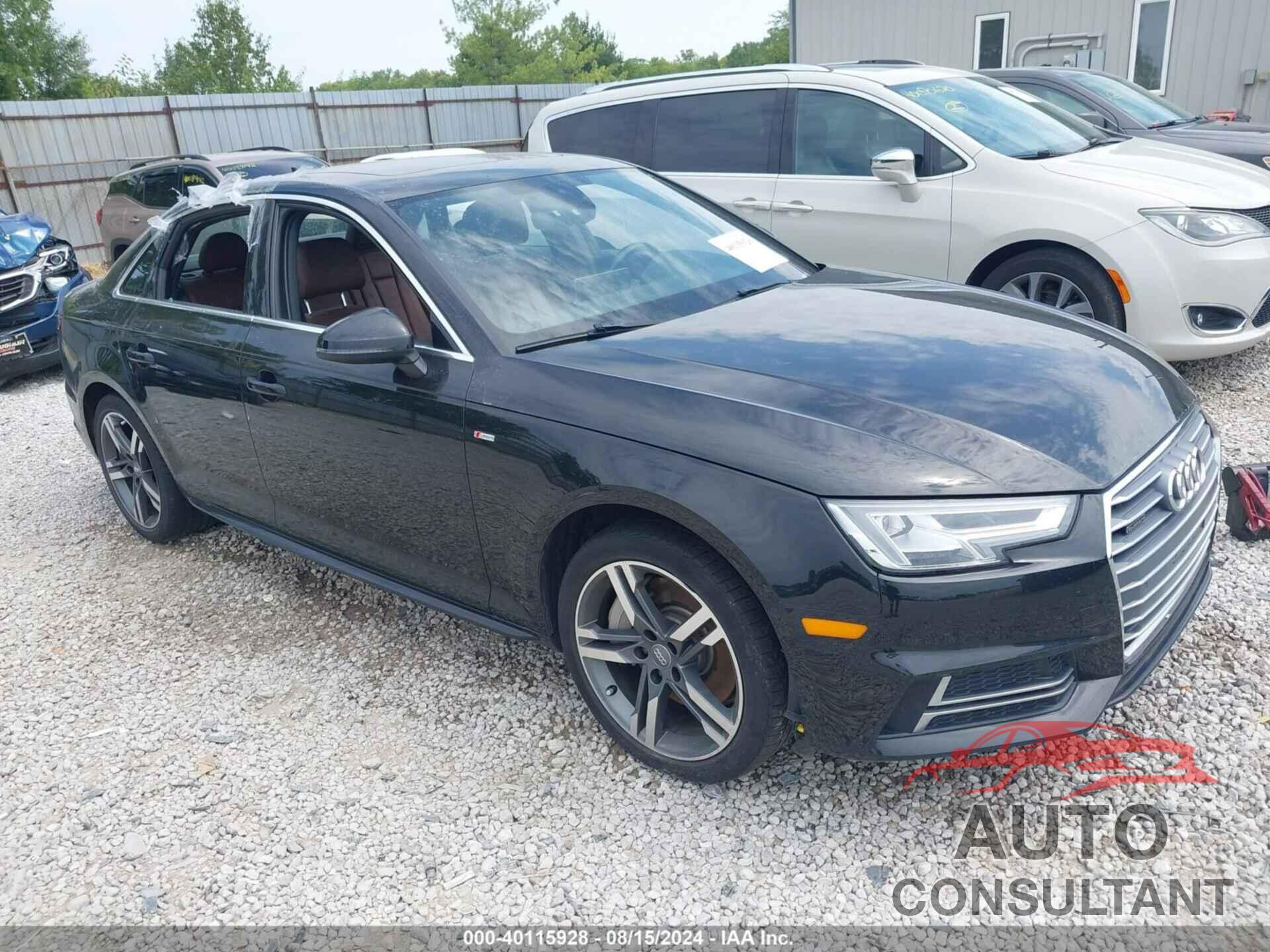 AUDI A4 2018 - WAUENAF47JN019573