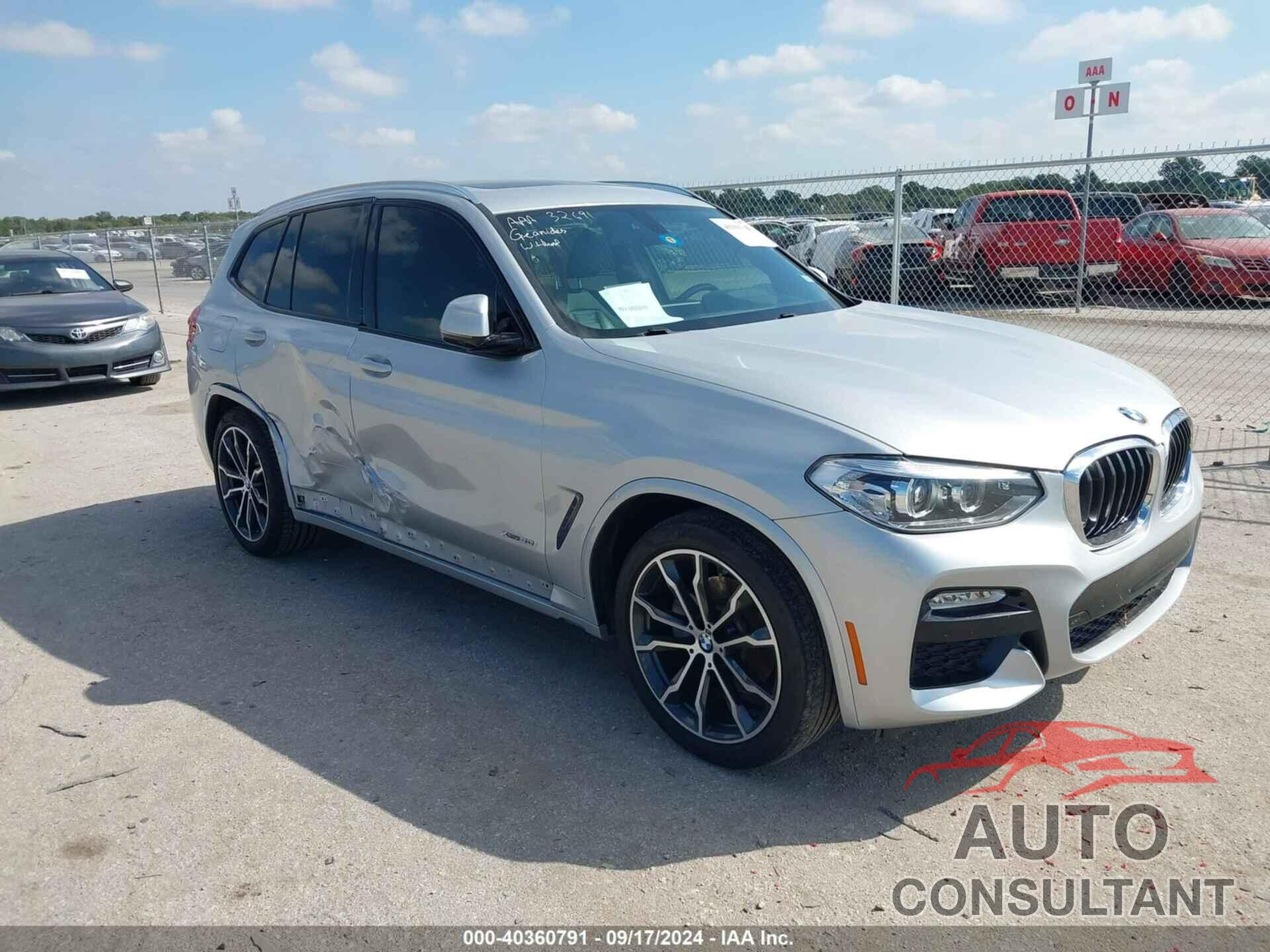 BMW X3 2018 - 5UXTR9C5XJLC83376