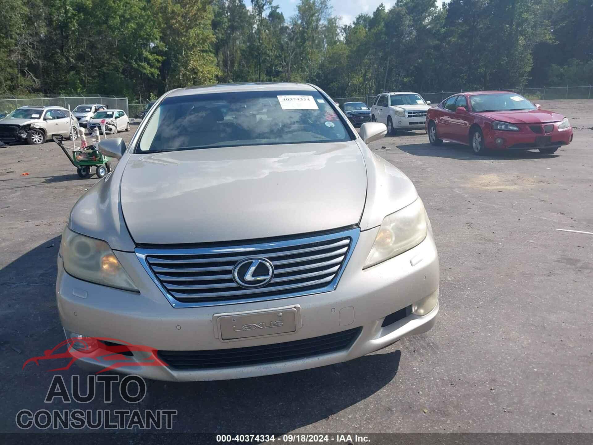 LEXUS LS 460 2010 - JTHGL5EF8A5040359