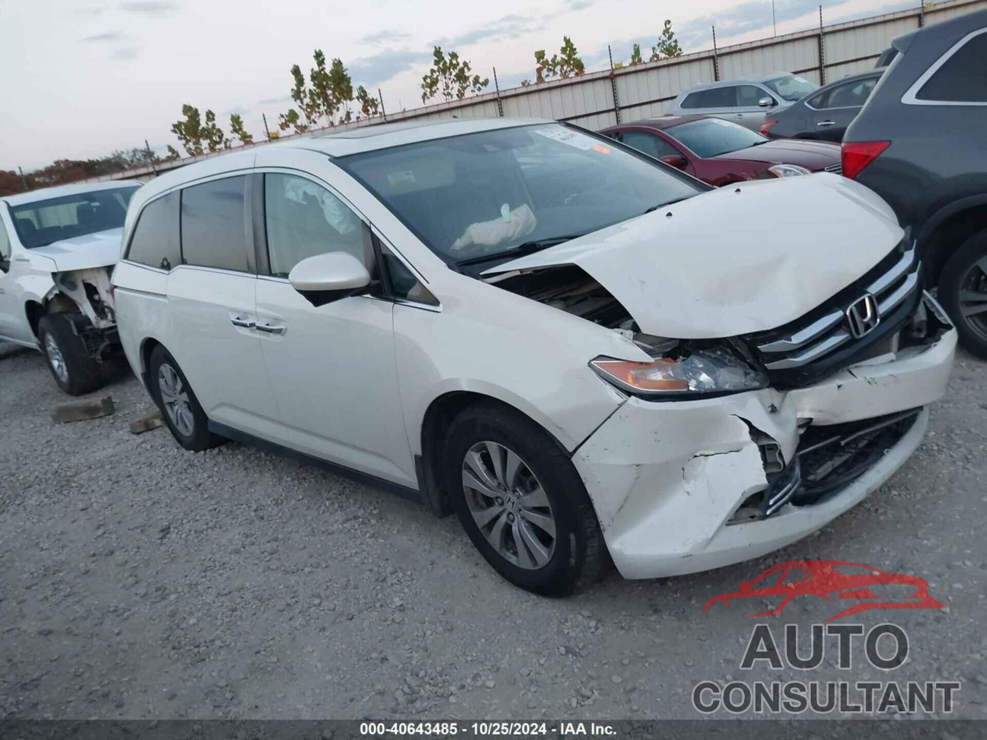 HONDA ODYSSEY 2016 - 5FNRL5H63GB058927