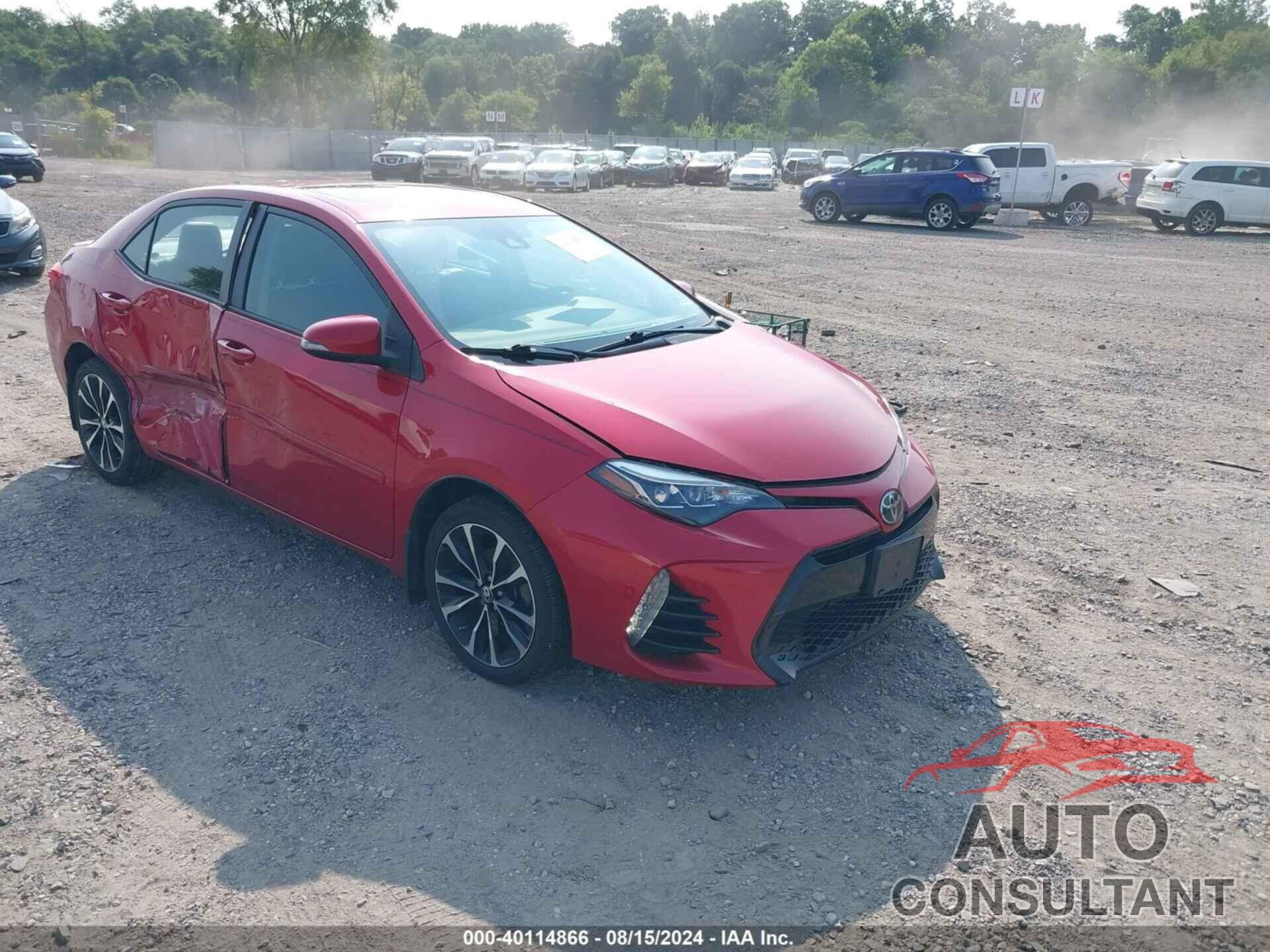 TOYOTA COROLLA 2019 - 2T1BURHE3KC137802