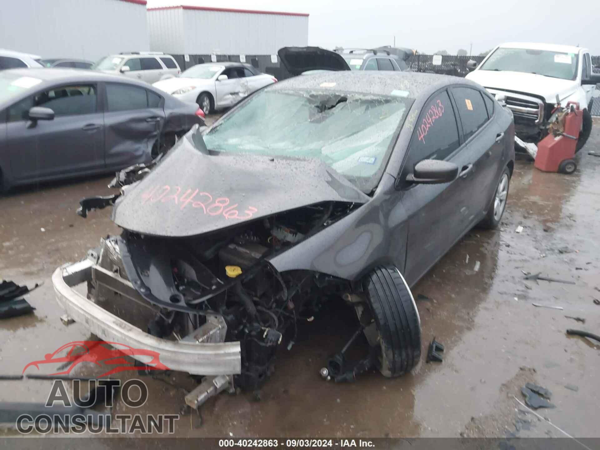 DODGE DART 2015 - 1C3CDFBB5FD253095