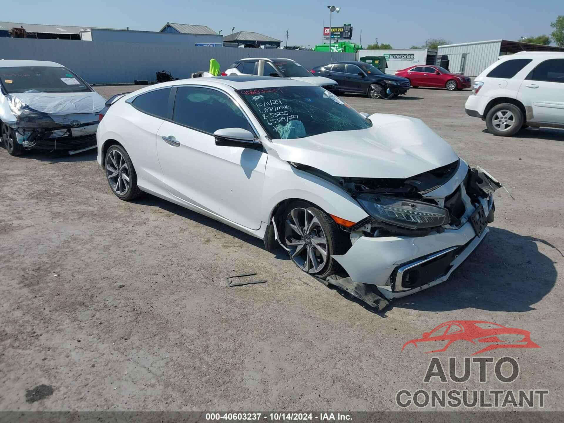 HONDA CIVIC 2019 - 2HGFC3B93KH357333