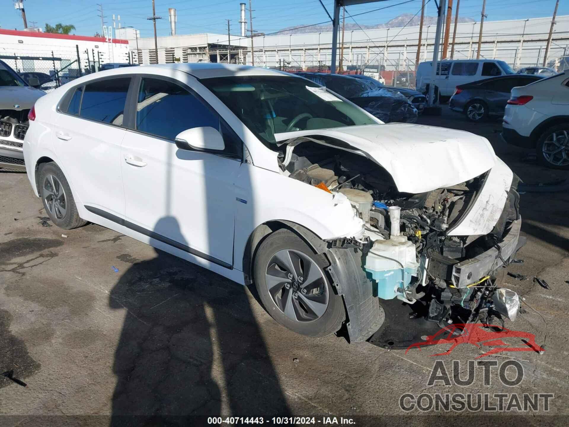 HYUNDAI IONIQ HYBRID 2018 - KMHC75LC9JU099516