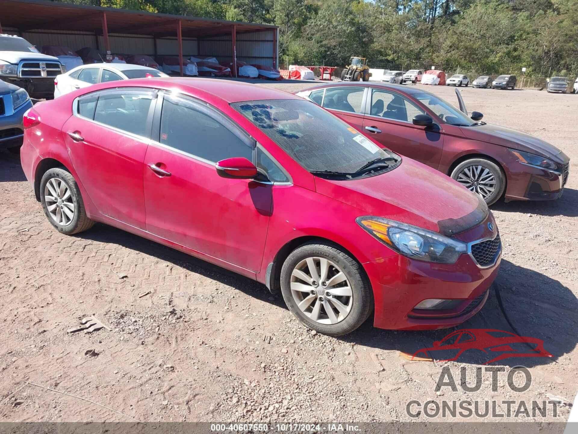 KIA FORTE 2014 - KNAFX4A88E5104826