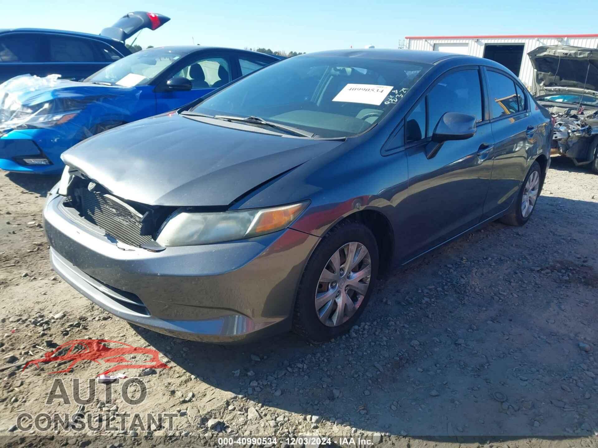 HONDA CIVIC 2012 - 2HGFB2F58CH307209