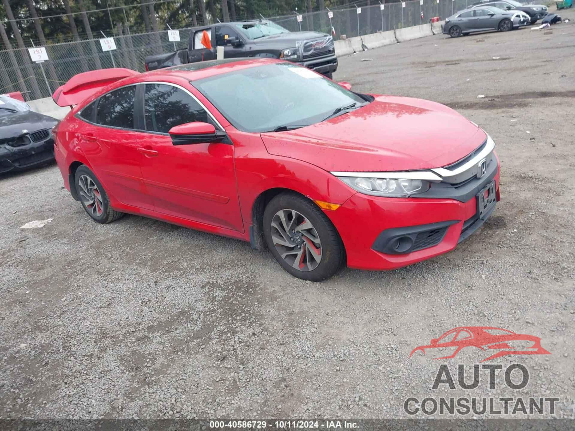HONDA CIVIC 2016 - 2HGFC2F82GH575489