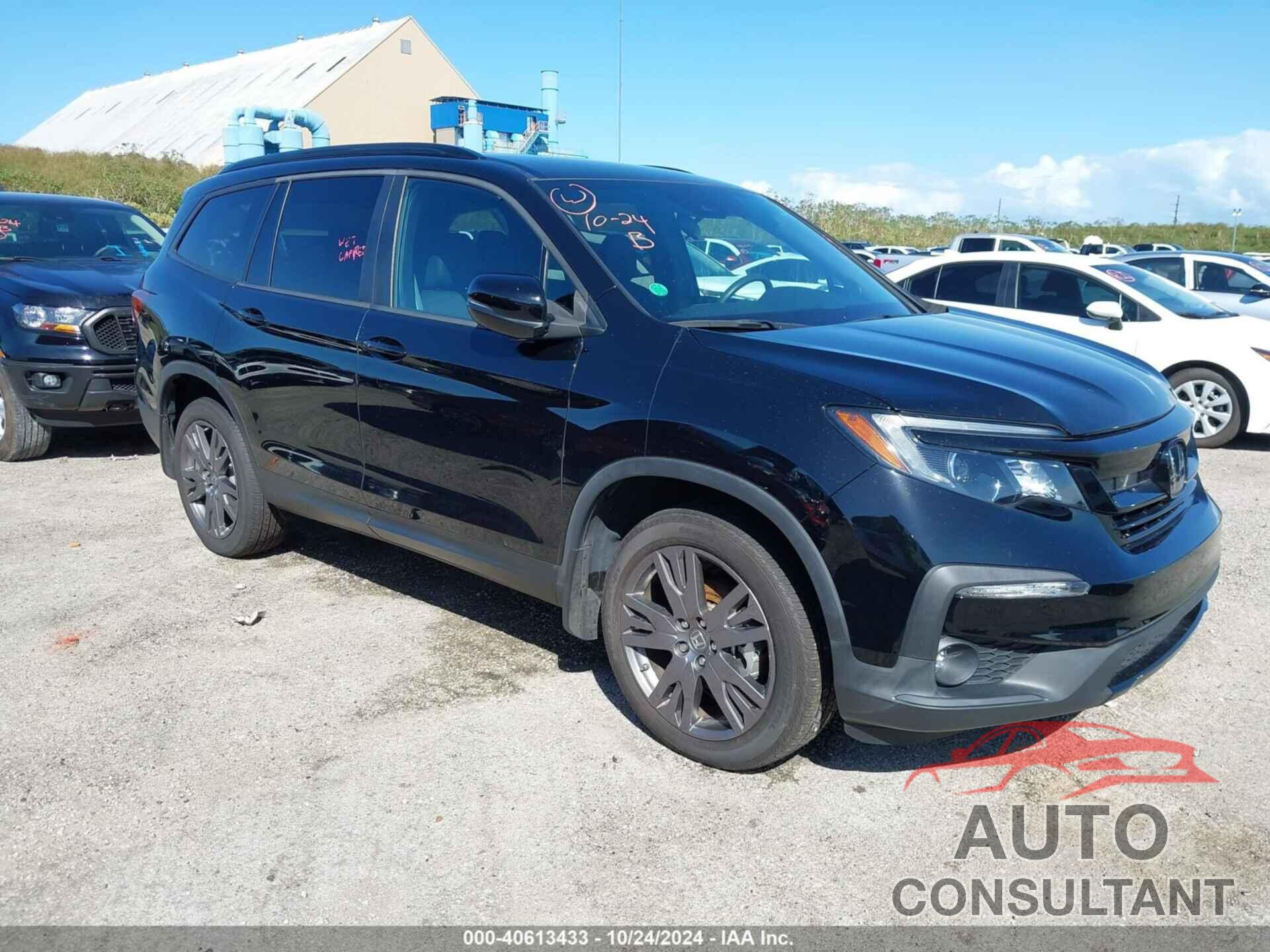 HONDA PILOT 2022 - 5FNYF6H3XNB053459