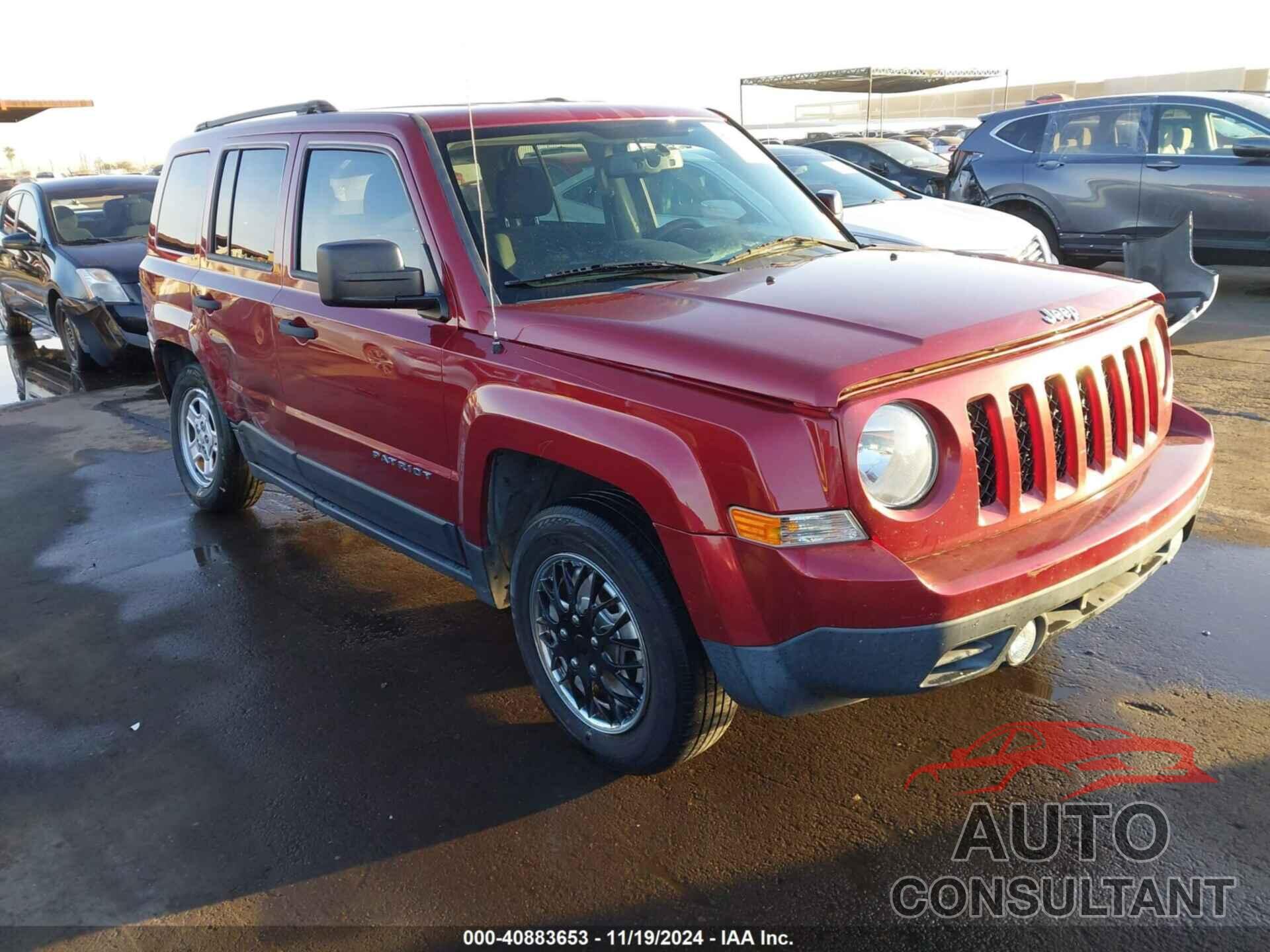 JEEP PATRIOT 2016 - 1C4NJPBB9GD716523