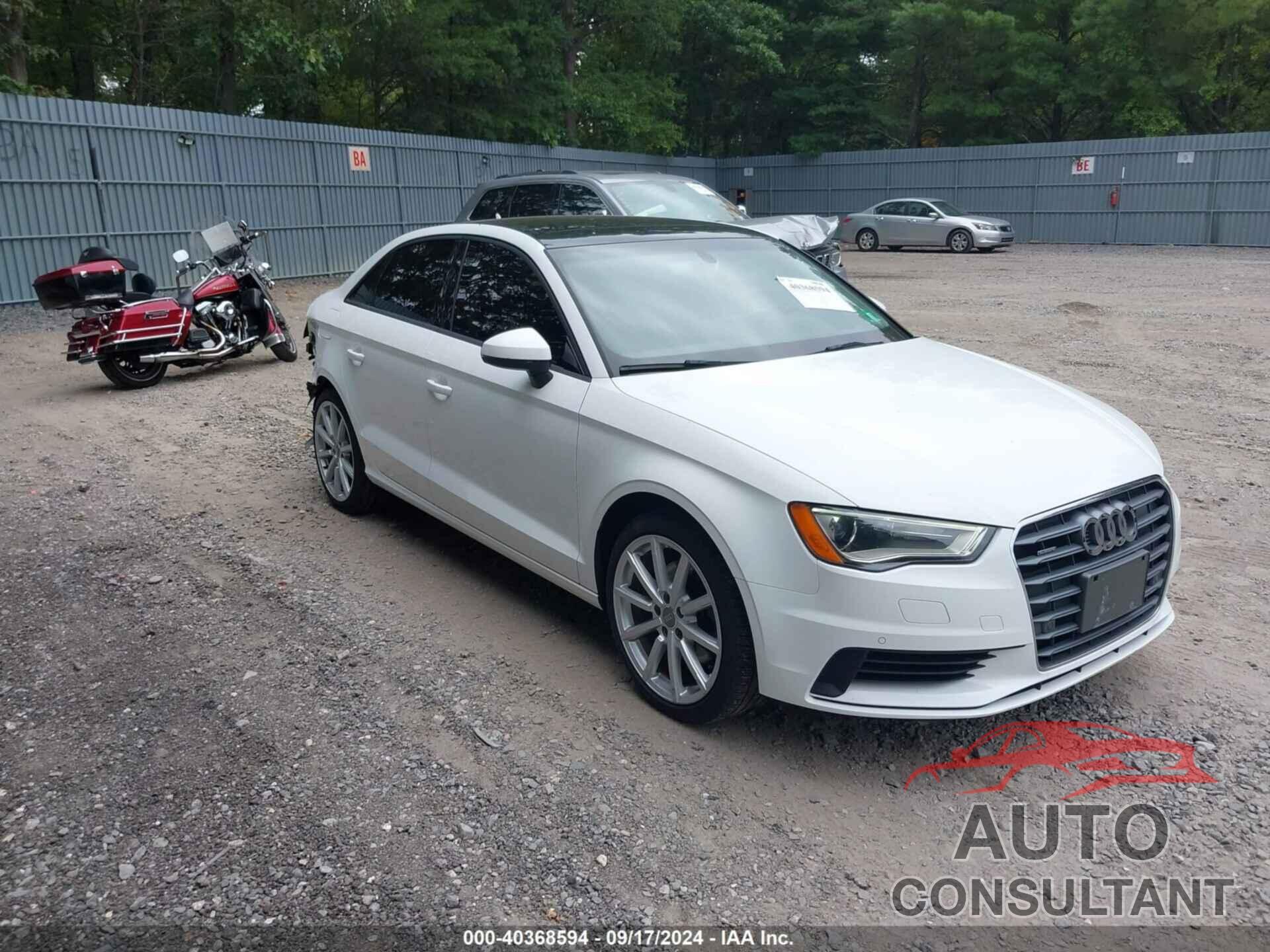 AUDI A3 2016 - WAUB8GFF2G1013842