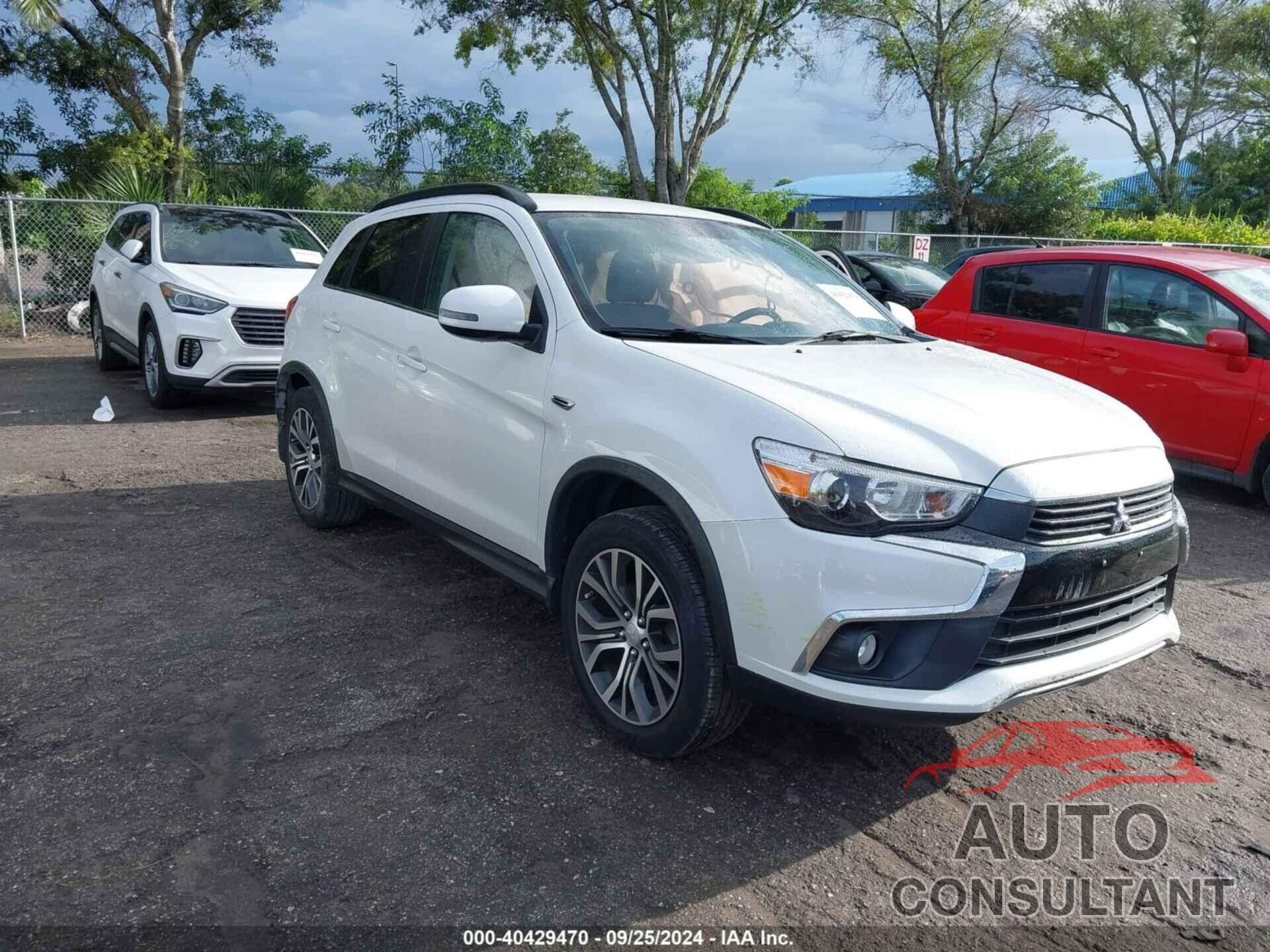 MITSUBISHI OUTLANDER SPORT 2016 - JA4AR4AW1GZ058963