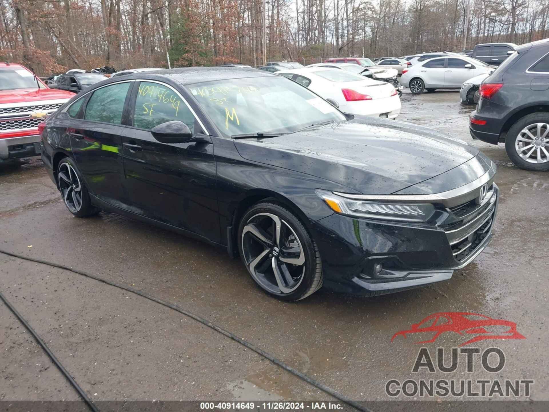 HONDA ACCORD 2022 - 1HGCV2F37NA024472