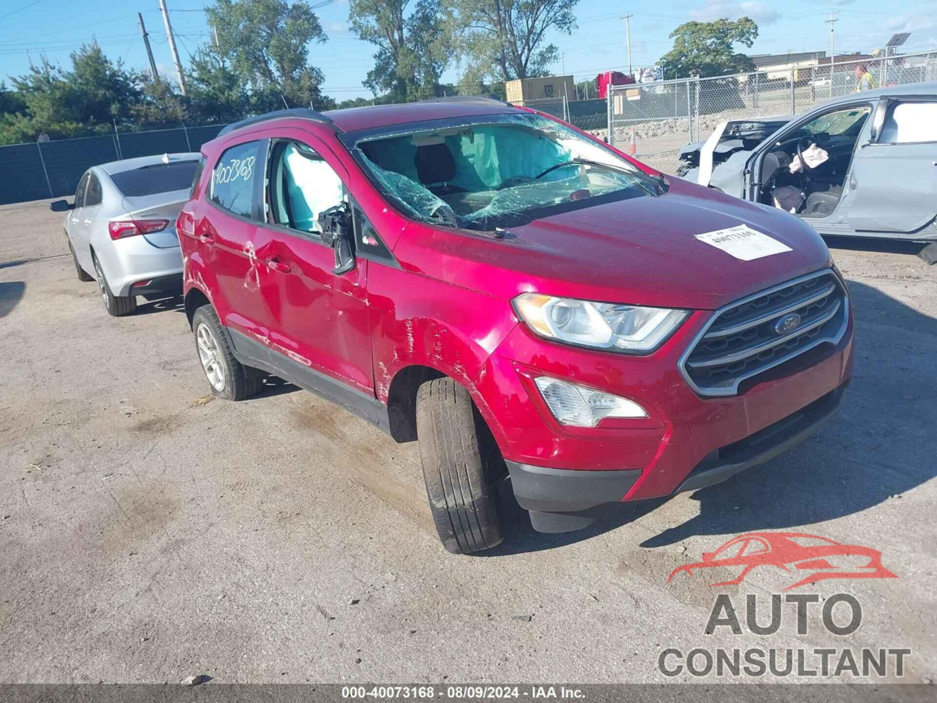 FORD ECOSPORT 2018 - MAJ6P1UL0JC159445