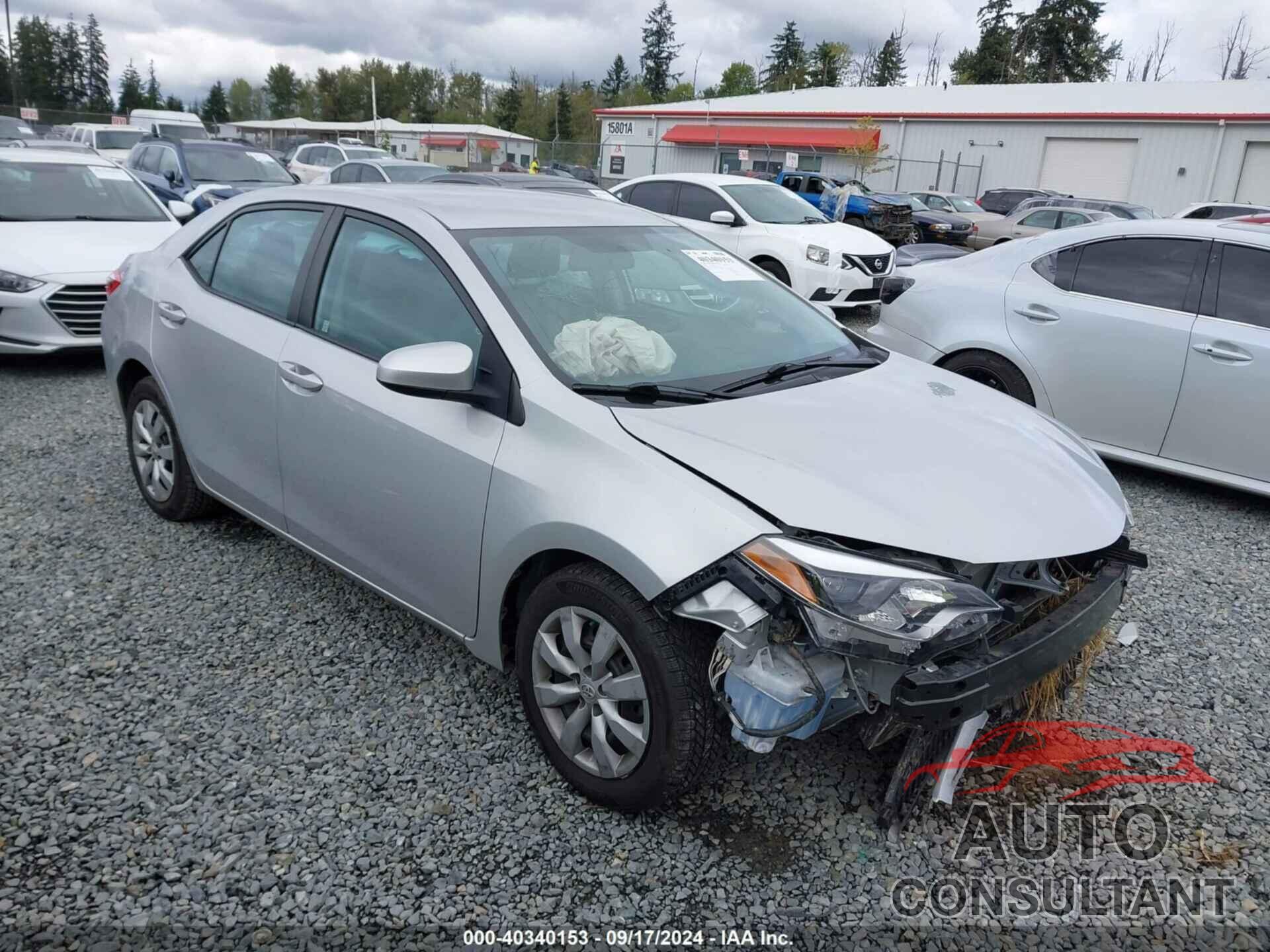 TOYOTA COROLLA 2016 - 2T1BURHE1GC652532