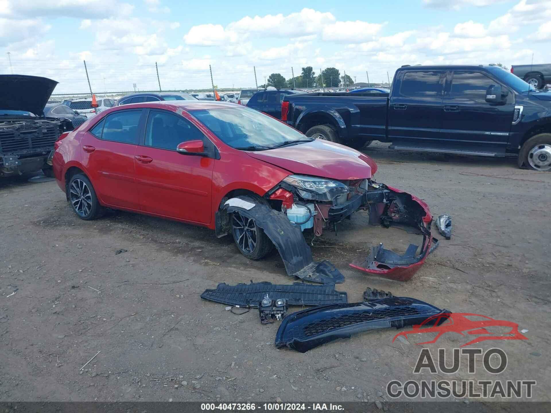 TOYOTA COROLLA 2019 - 5YFBURHE3KP906640