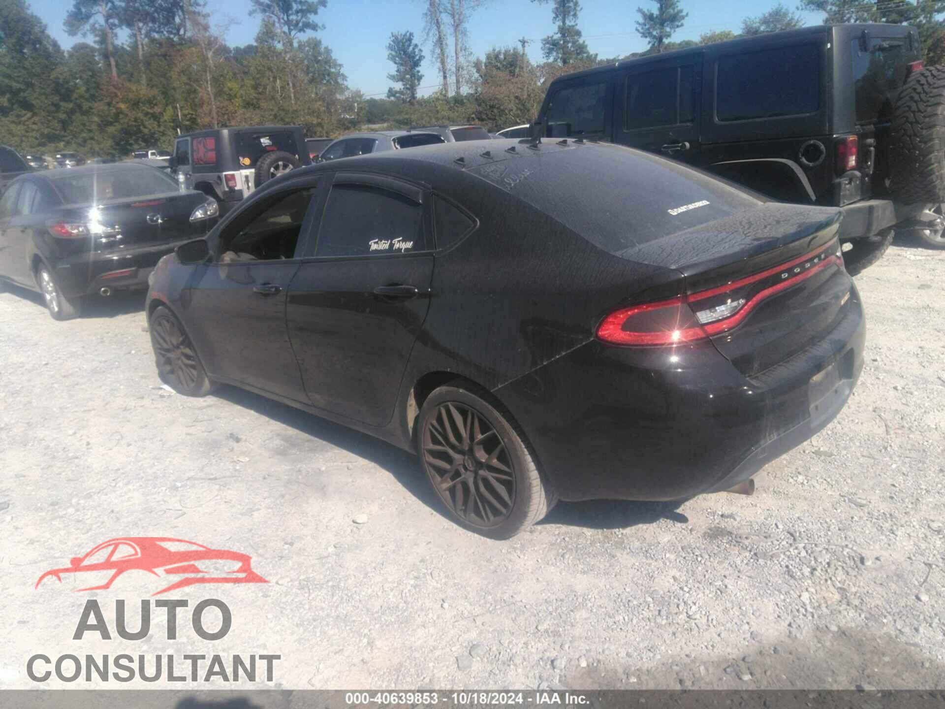 DODGE DART 2014 - 1C3CDFEB3ED725076