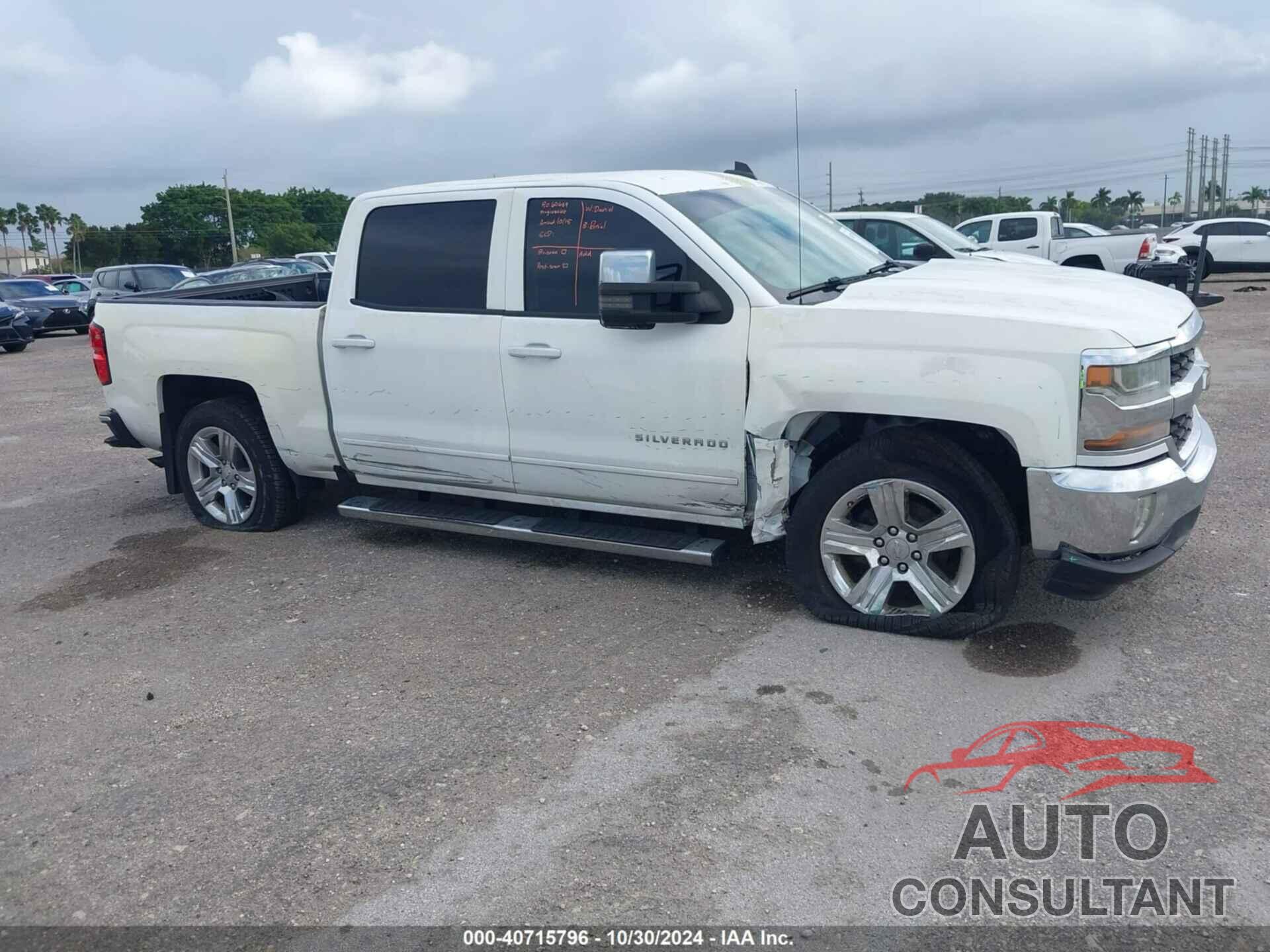 CHEVROLET SILVERADO 1500 2016 - 3GCPCREC9GG138638