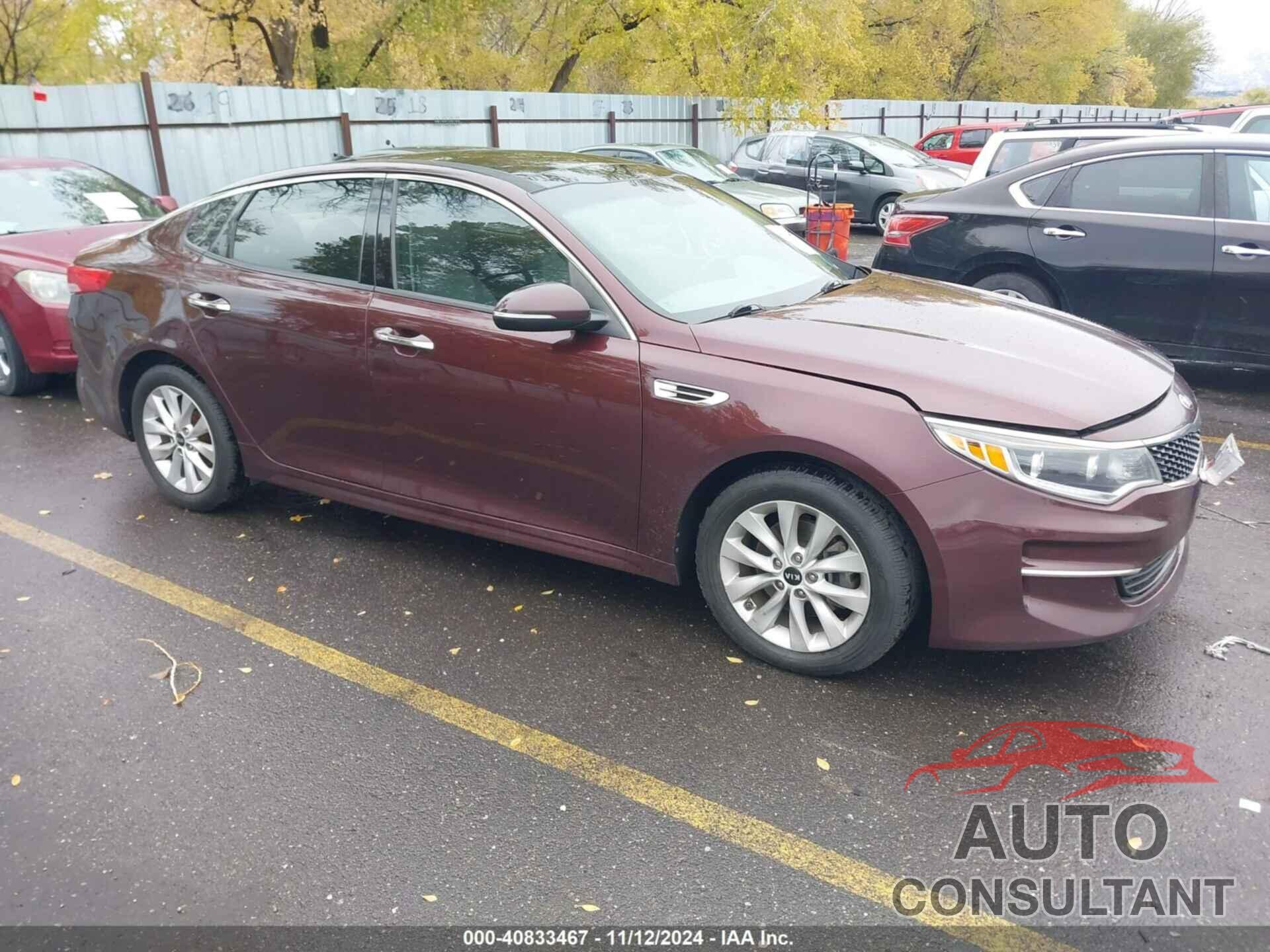 KIA OPTIMA 2016 - 5XXGU4L35GG110115