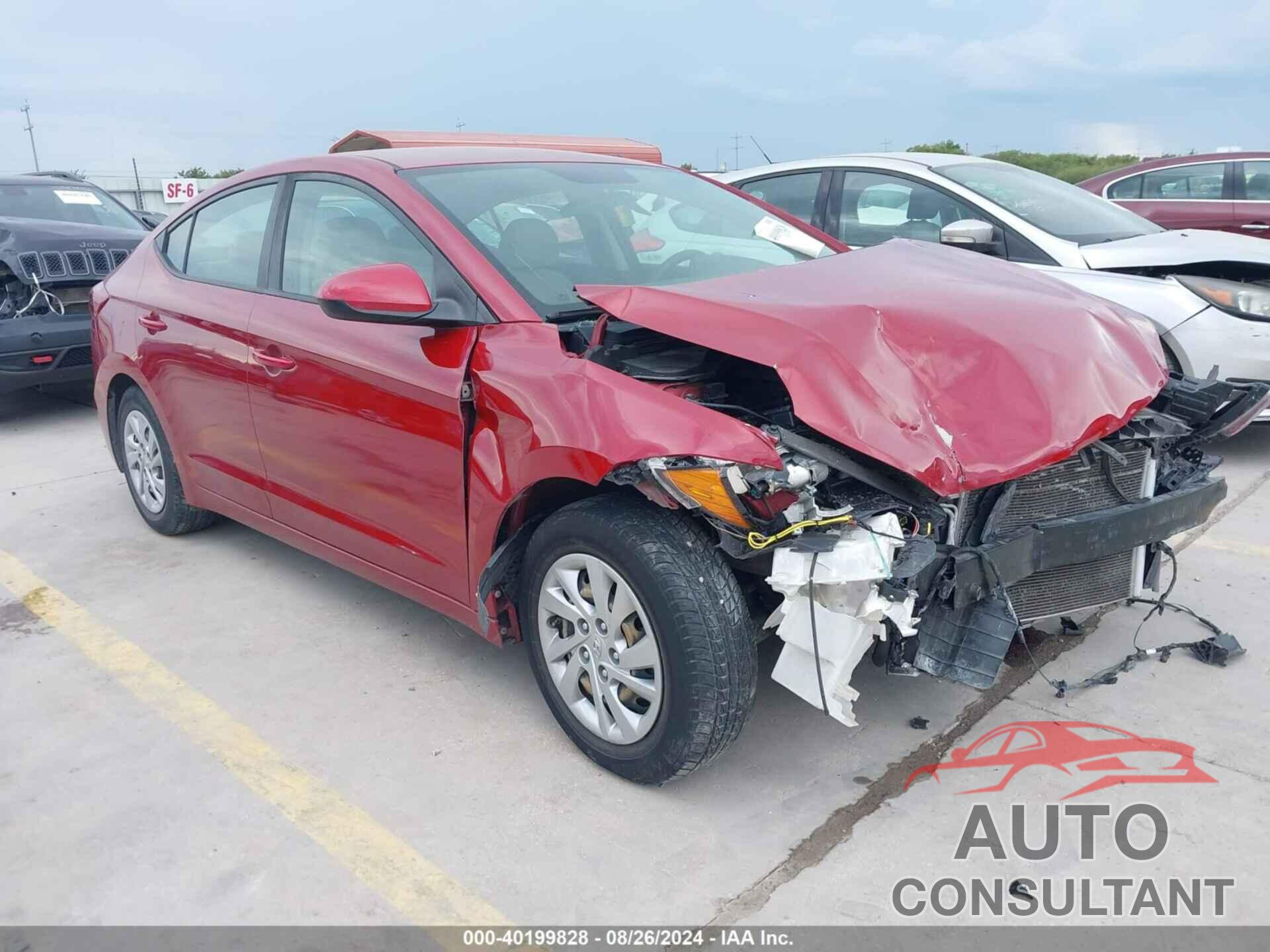 HYUNDAI ELANTRA 2017 - KMHD74LF5HU319849