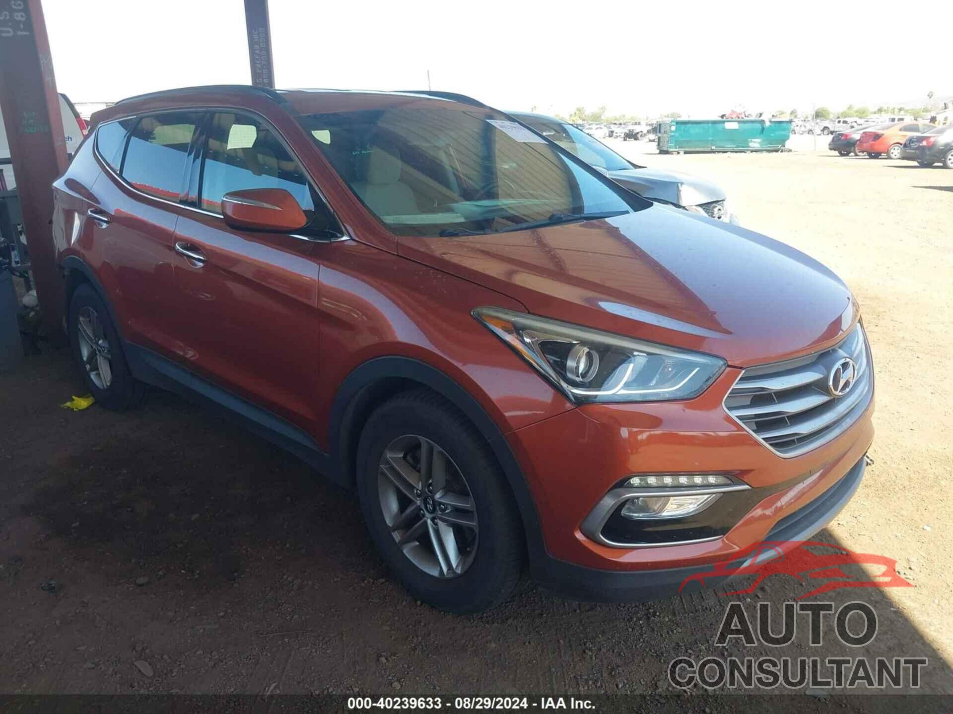 HYUNDAI SANTA FE SPORT 2018 - 5XYZU3LBXJG522978