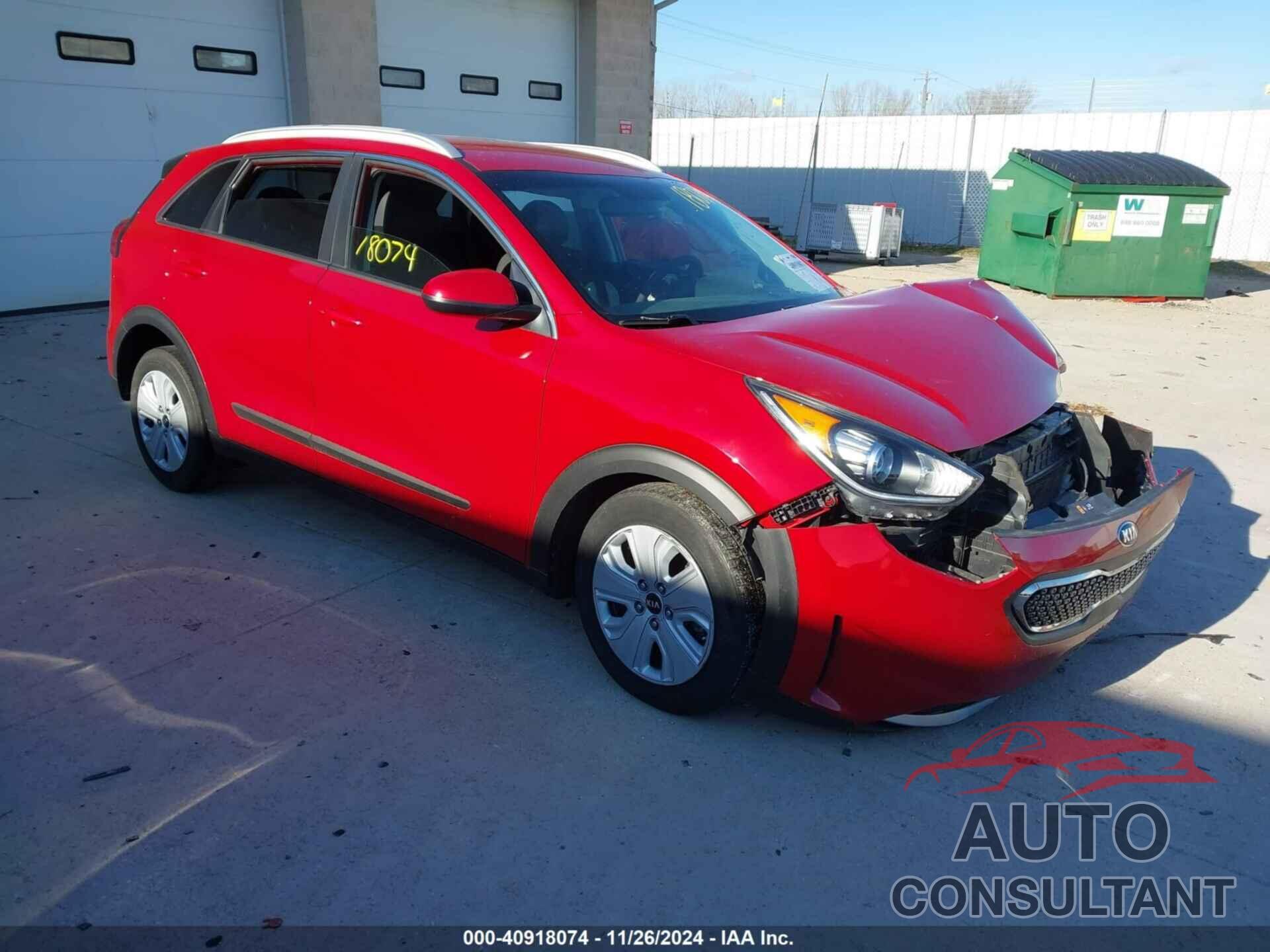 KIA NIRO 2018 - KNDCB3LC7J5190186