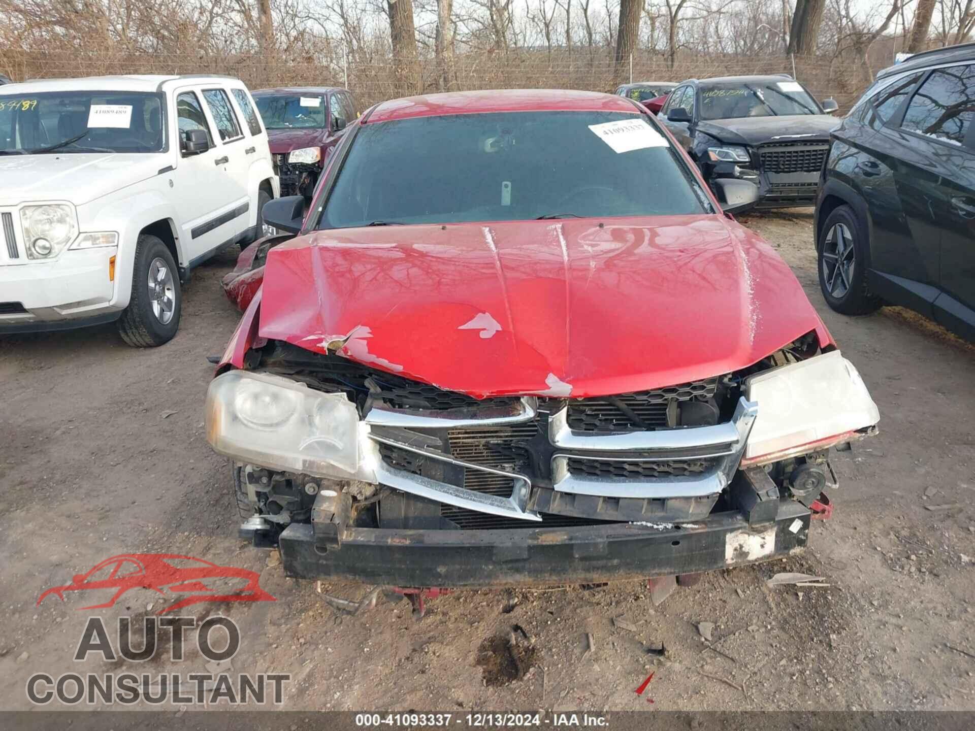 DODGE AVENGER 2012 - 1C3CDZAB6CN211768